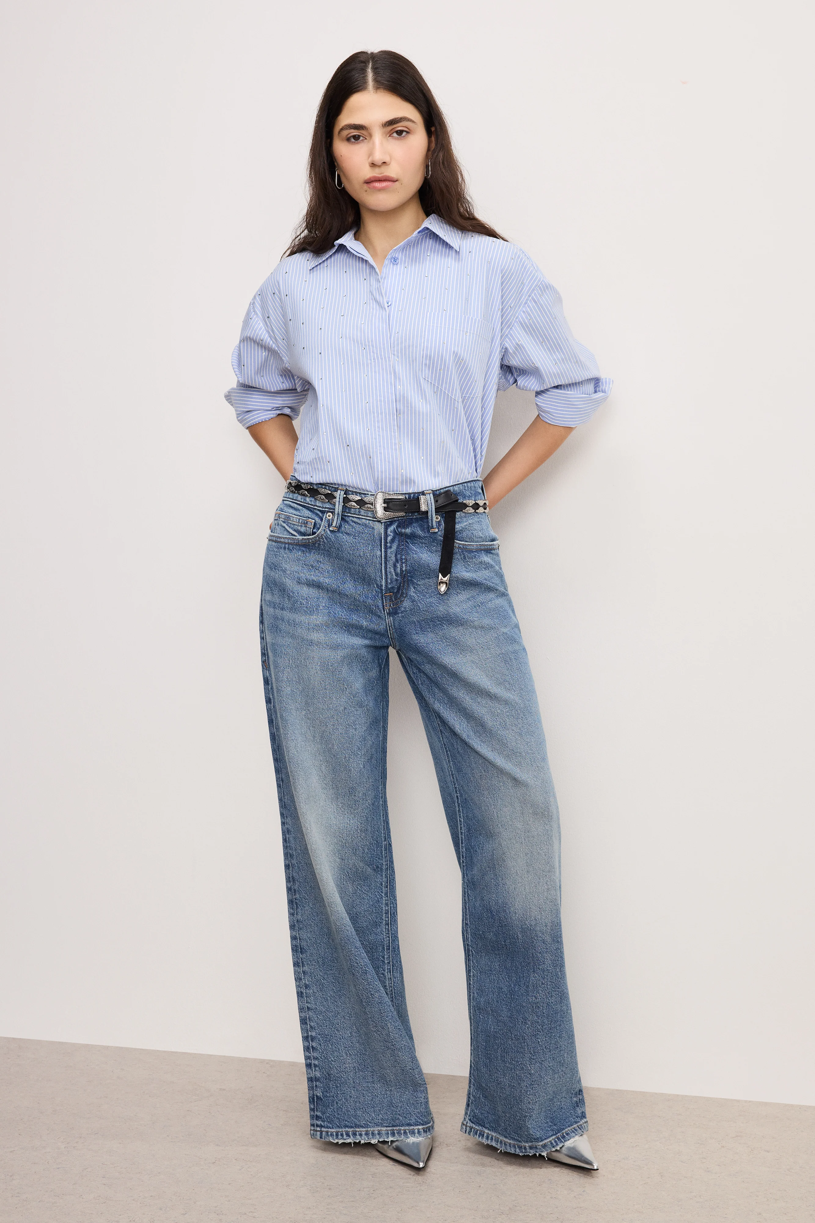 GOOD EASE PETITE RELAXED JEANS | INDIGO575