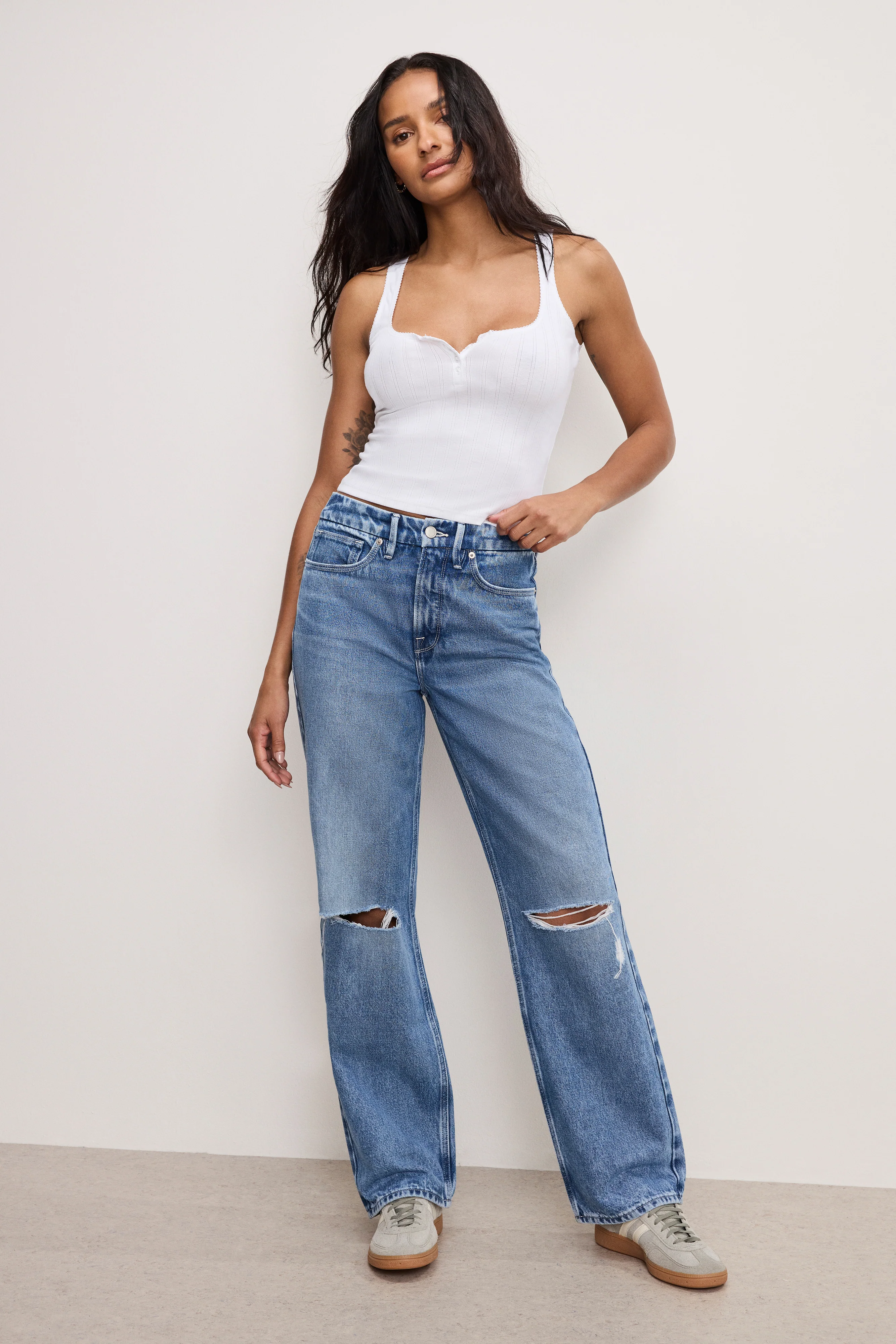 GOOD 90S RELAXED JEANS | INDIGO893