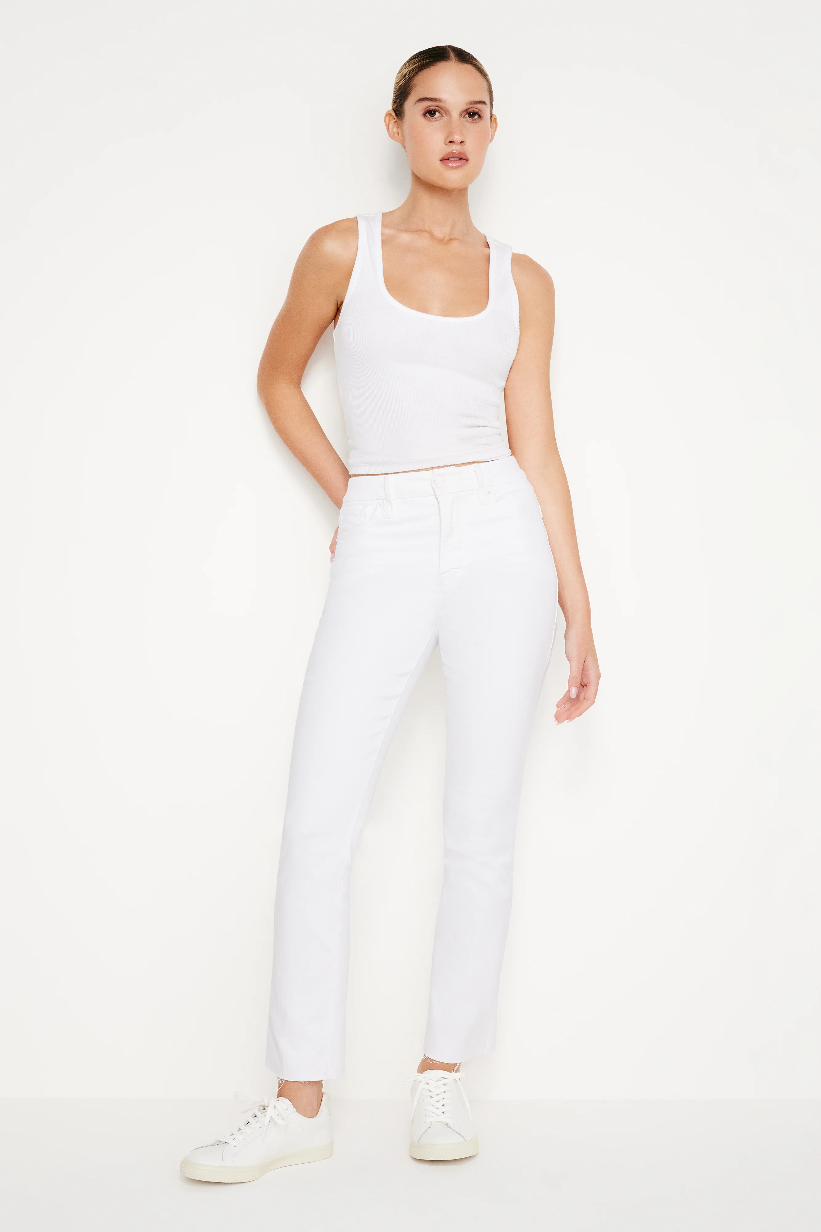 GOOD LEGS STRAIGHT JEANS | WHITE037