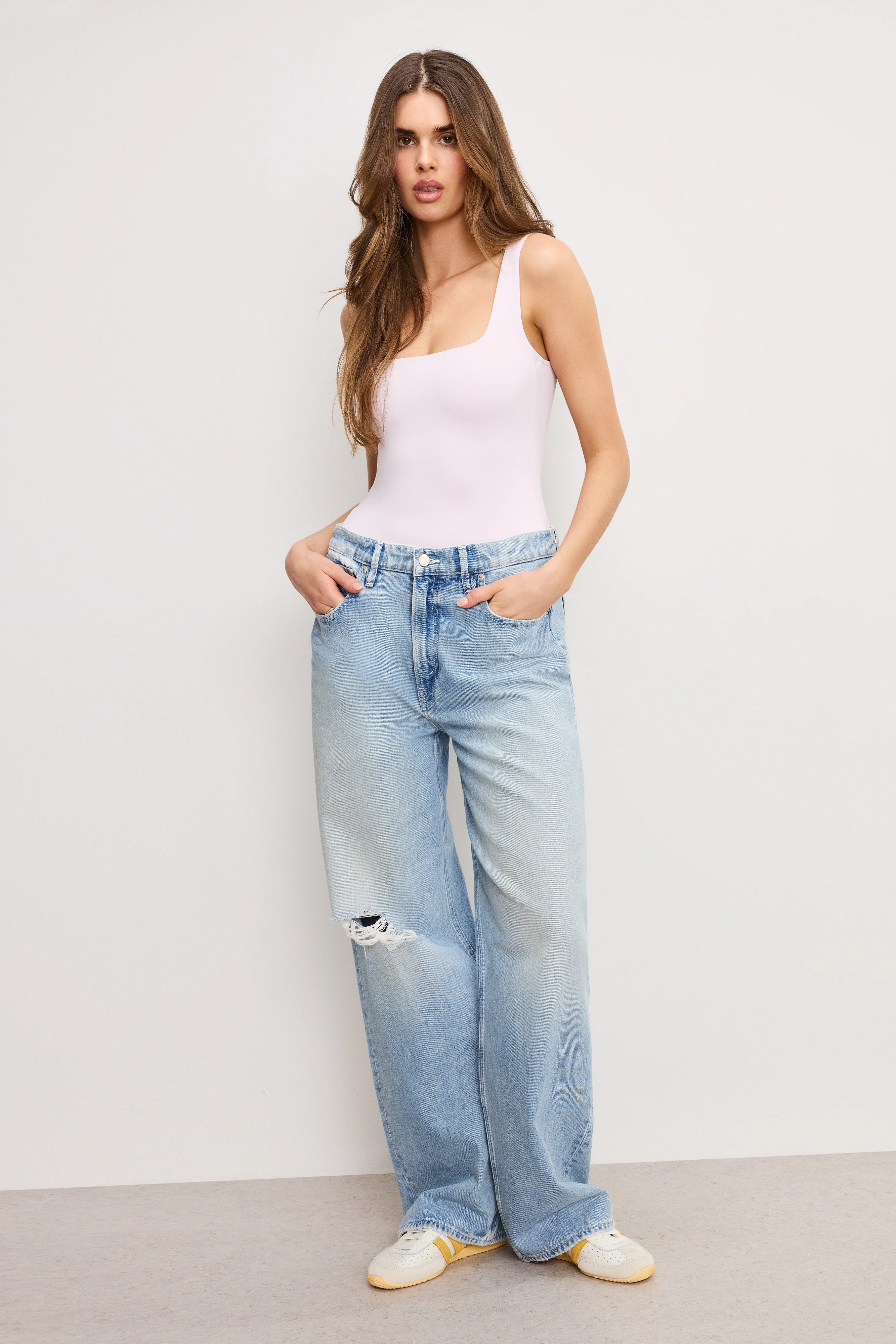SCULPTING MODERN TANK BODYSUIT | COTTON CANDY PINK003