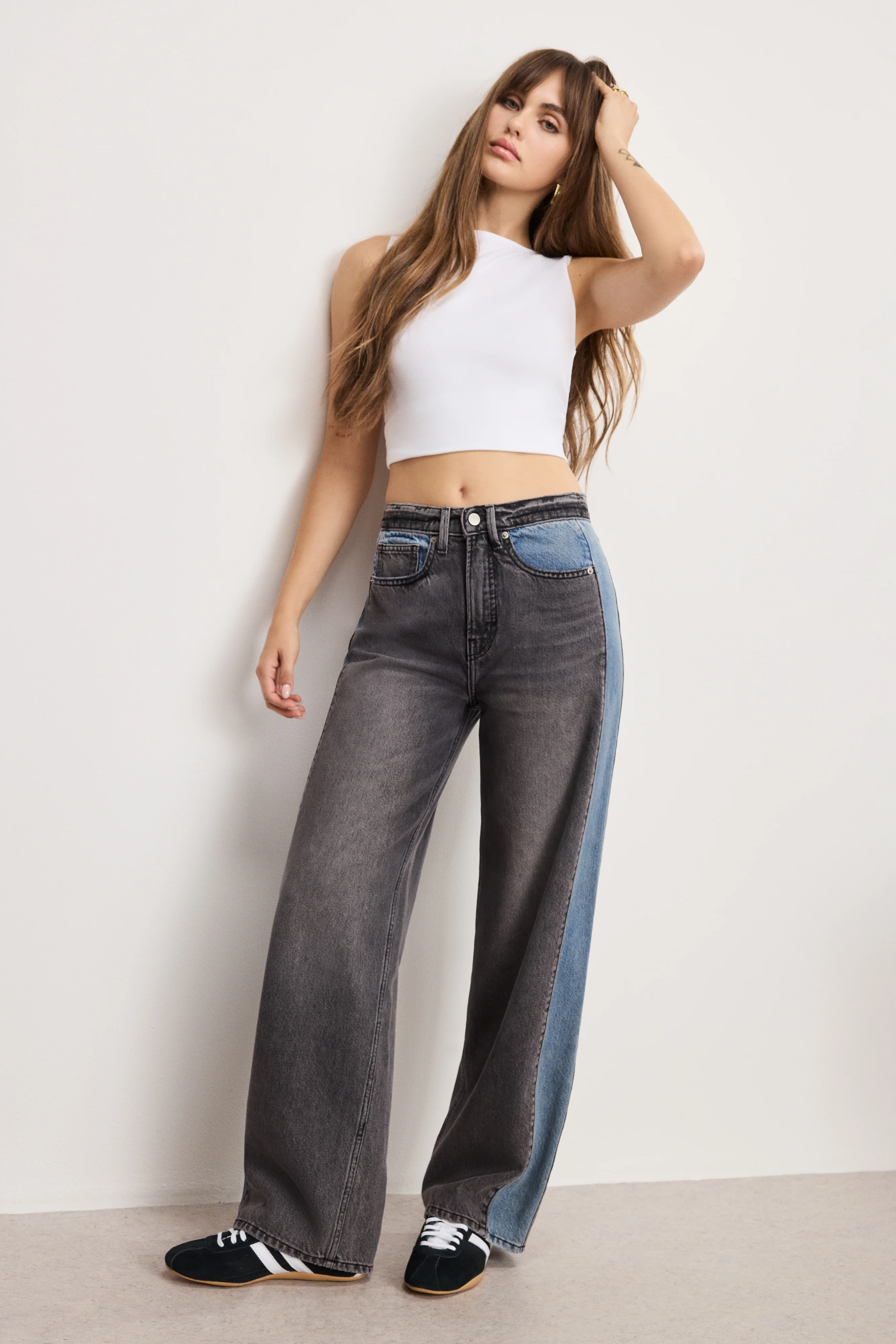 GOOD LOW RISE BAGGY JEANS | INDIGO1000