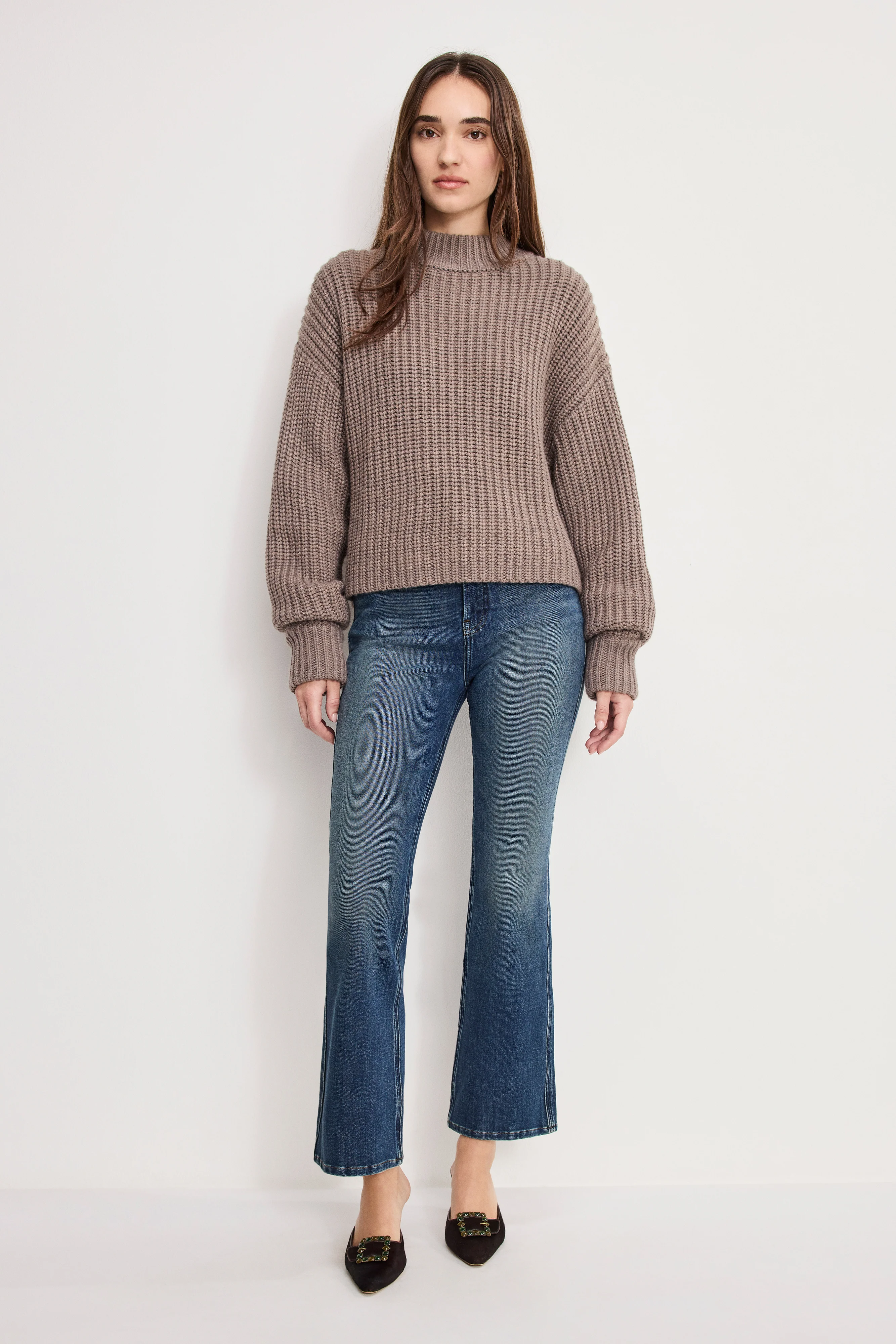 GOOD STANDARD KICK FLARE JEANS | INDIGO1147
