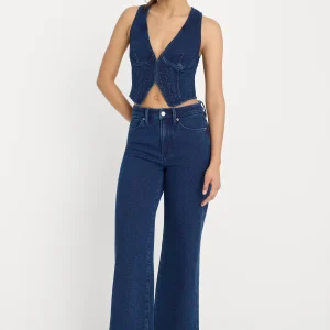 JEANIUS CROP PALAZZO | INDIGO377