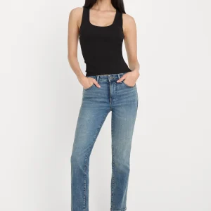 COMPRESSION GOOD LEGS STRAIGHT JEANS | INDIGO254