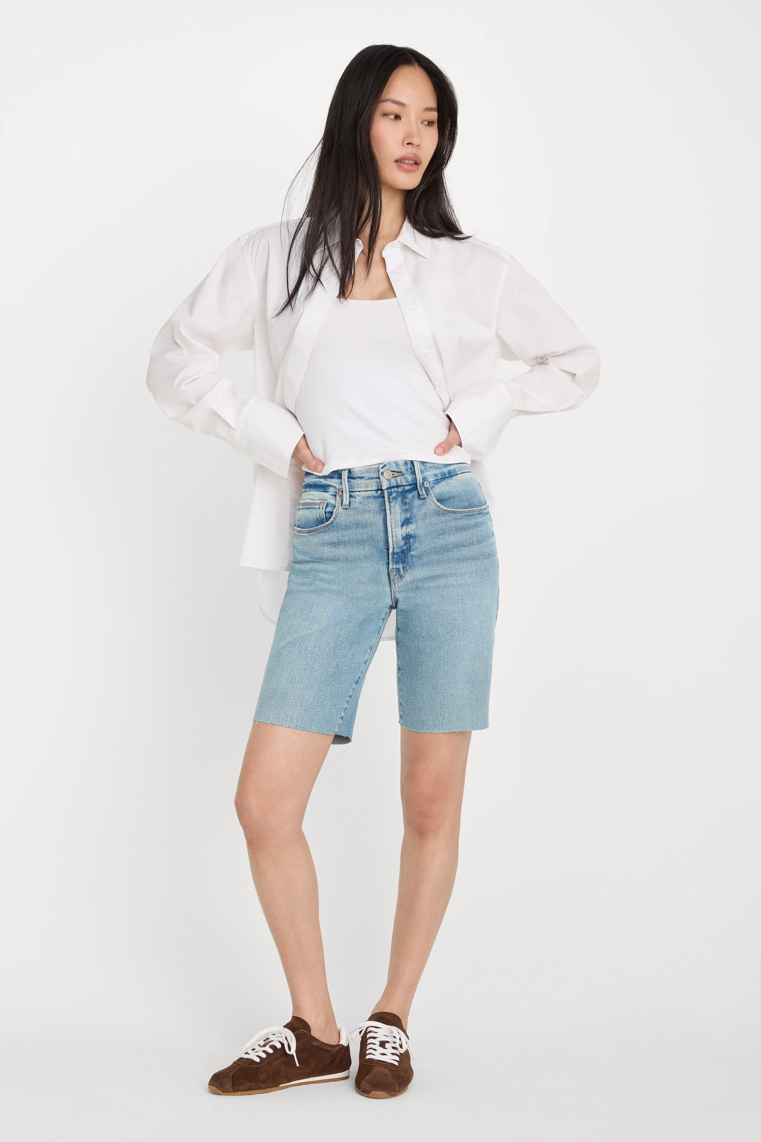 GOOD BOY BERMUDA SHORTS | INDIGO382