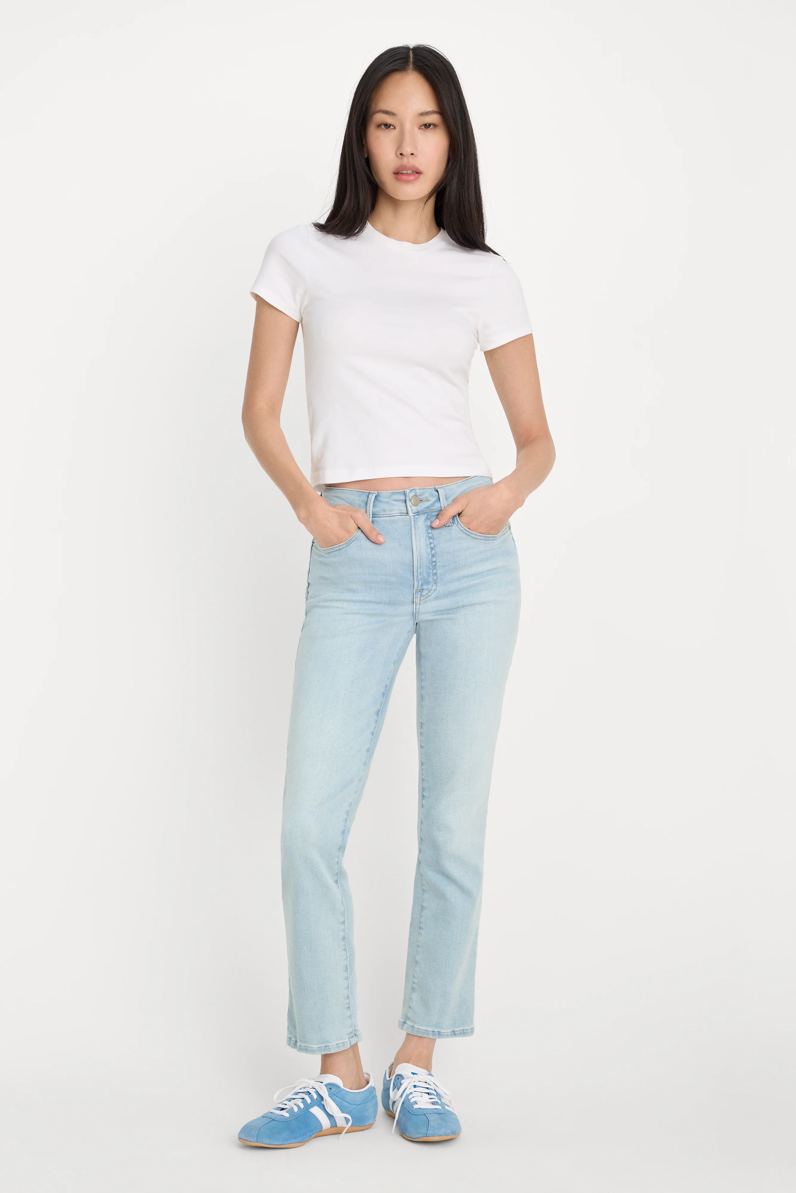 SOFT TECH GOOD LEGS STRAIGHT JEANS | INDIGO1275