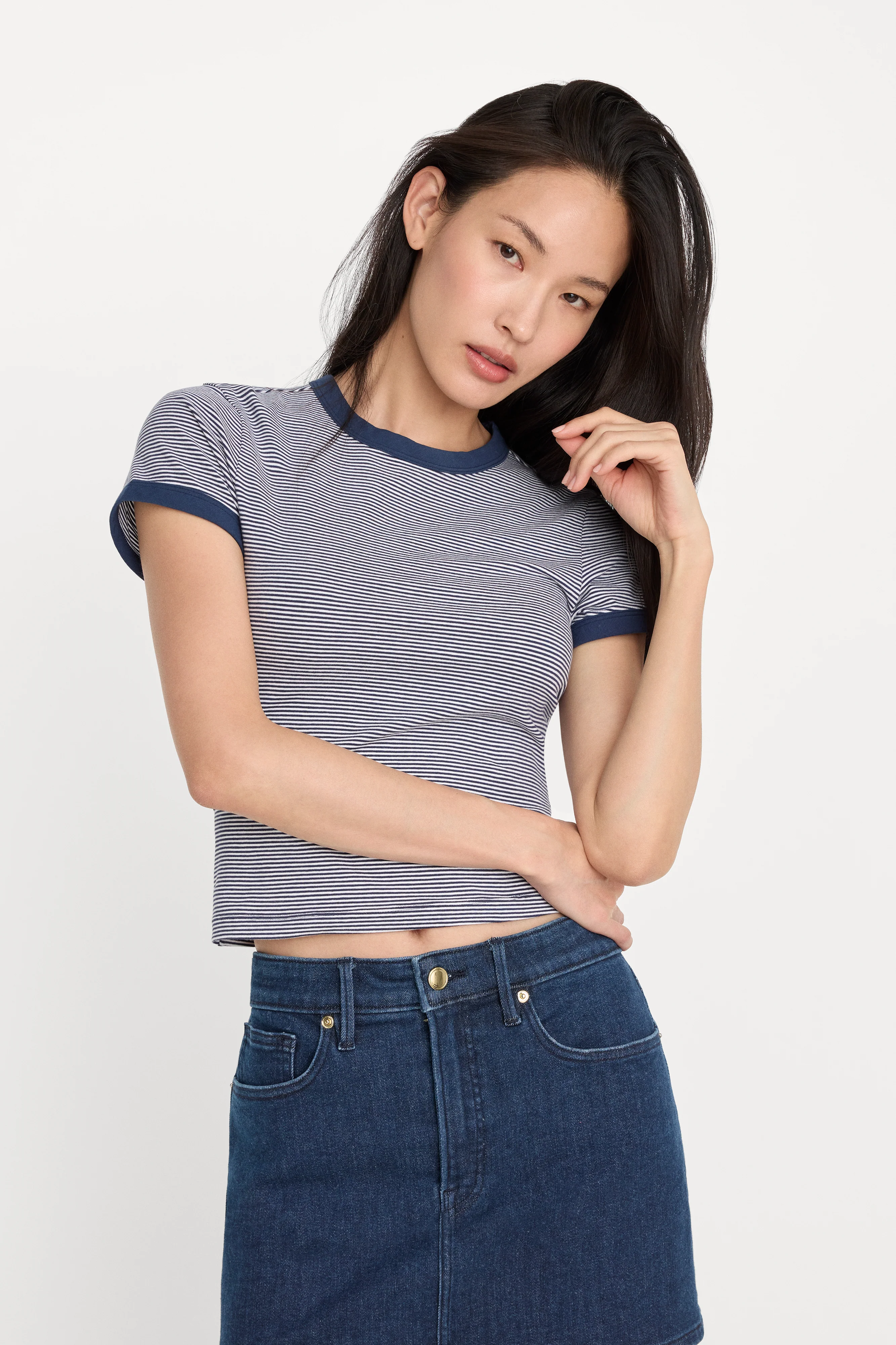 THE RINGER BABY TEE | HORIZON STRIPE