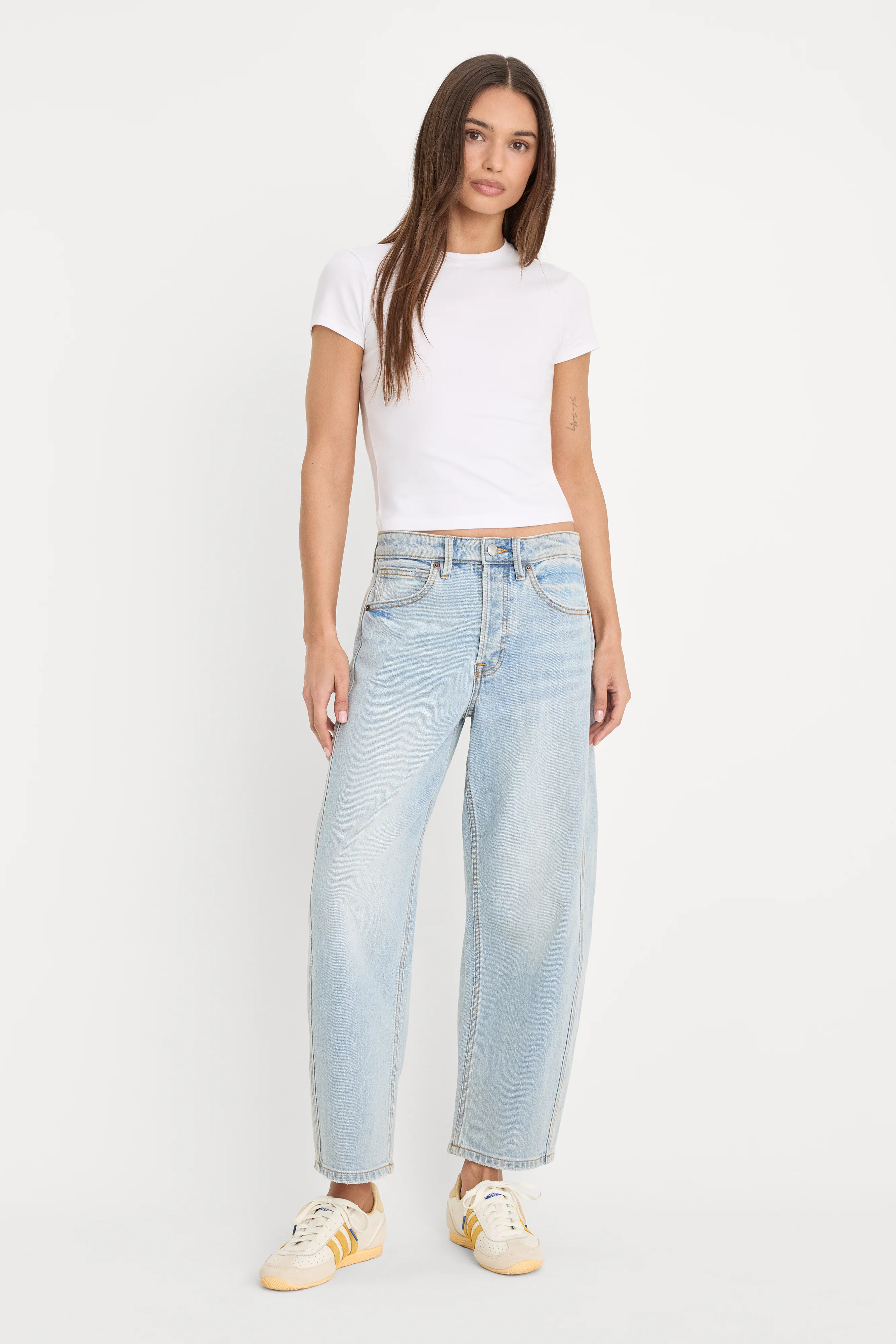 VINTAGE BARREL ANKLE JEANS | INDIGO1351