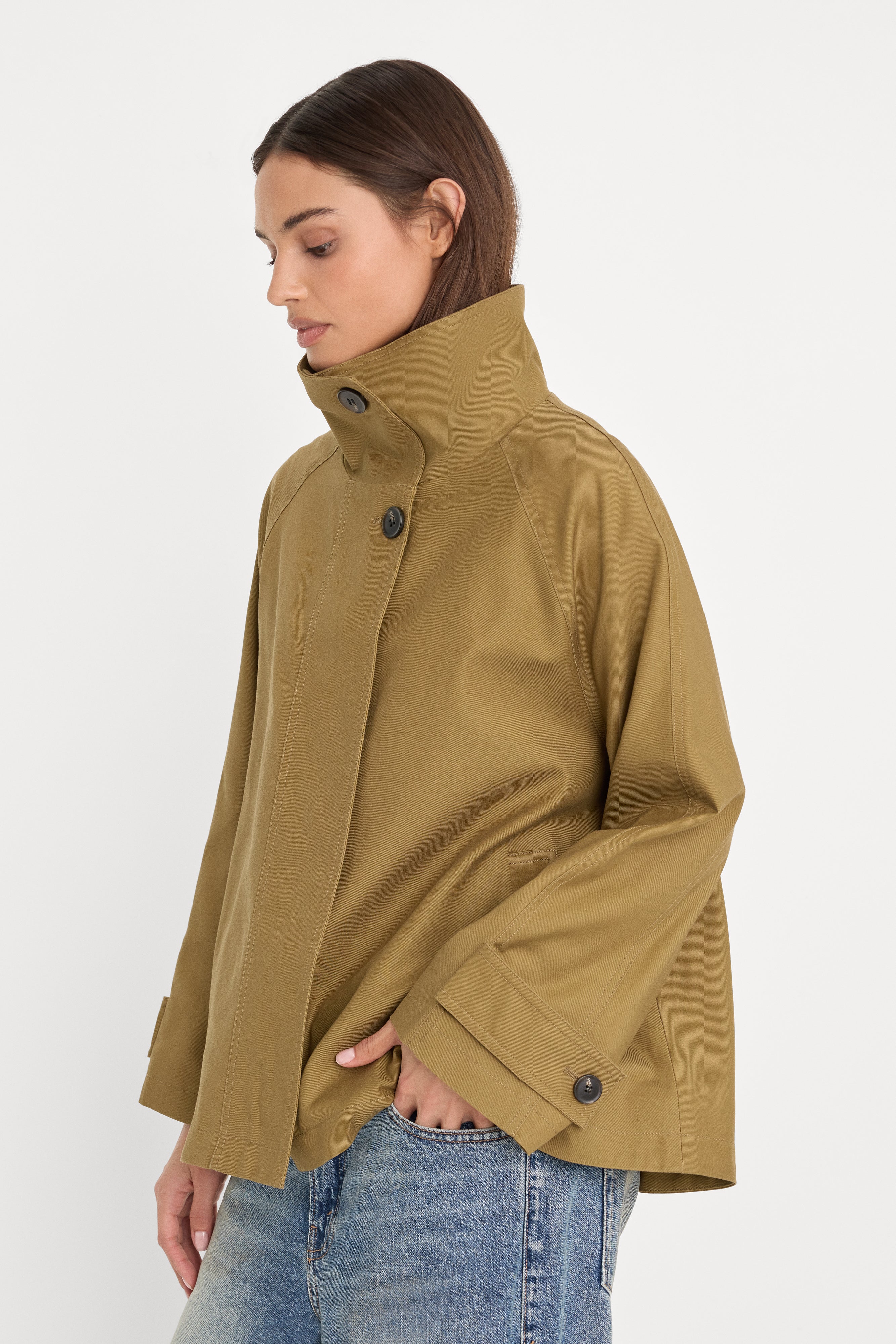 THE FUNNEL NECK TRENCH | FATIGUE