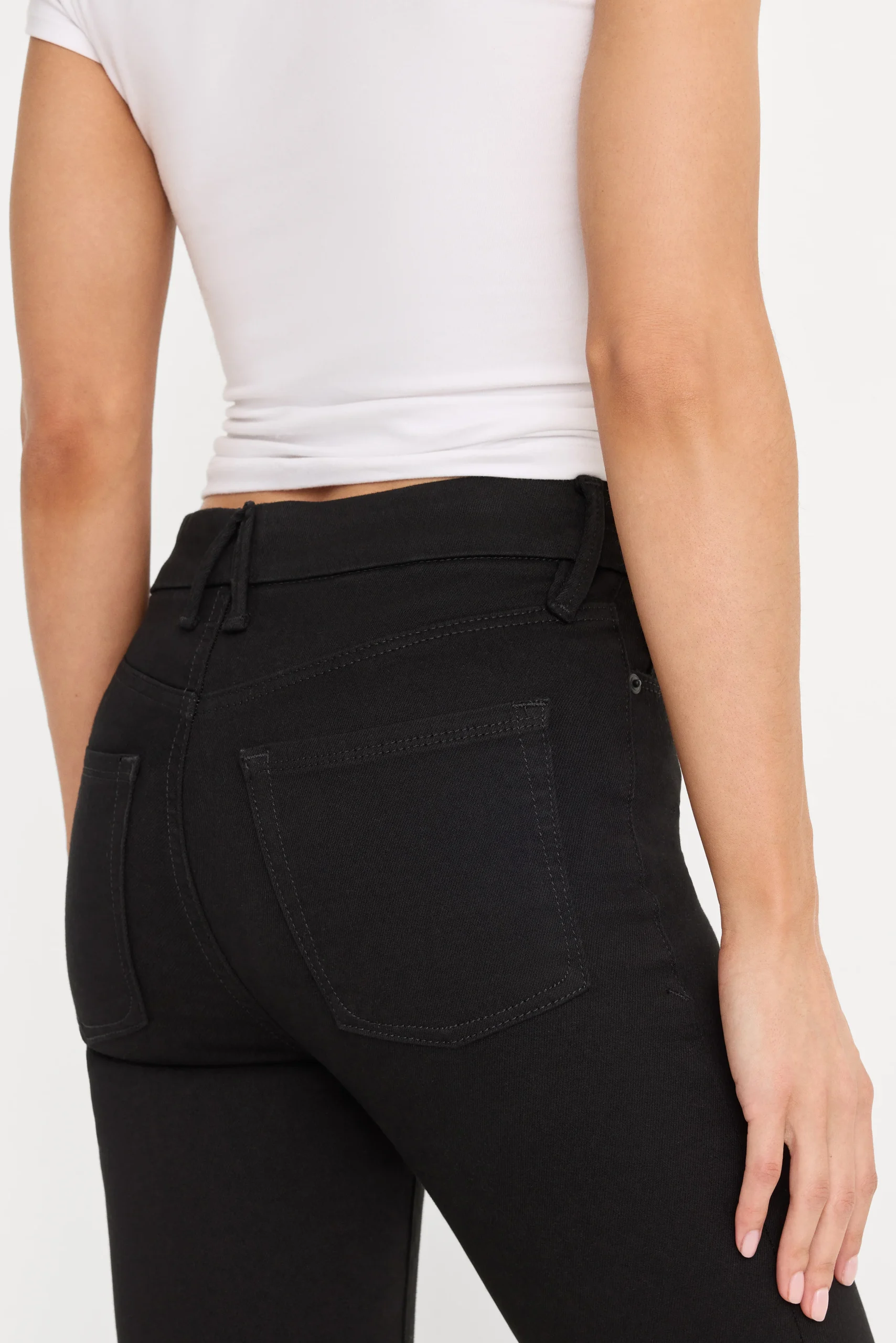 NEVER FADES GOOD LEGS STRAIGHT JEANS | BLACK001 - Image 6