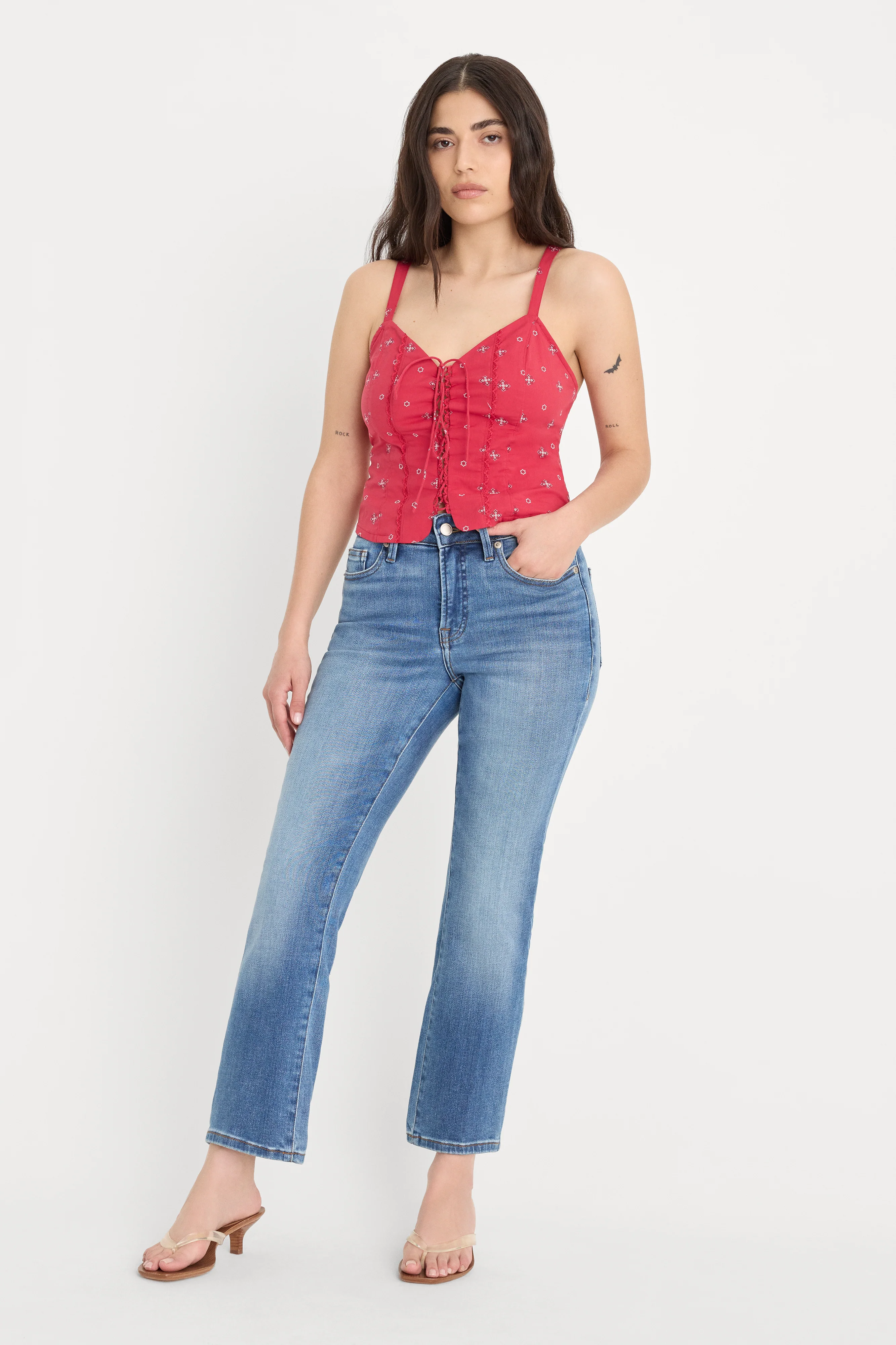 DOLLY JOLEANS PETITE STRAIGHT JEANS | INDIGO1194