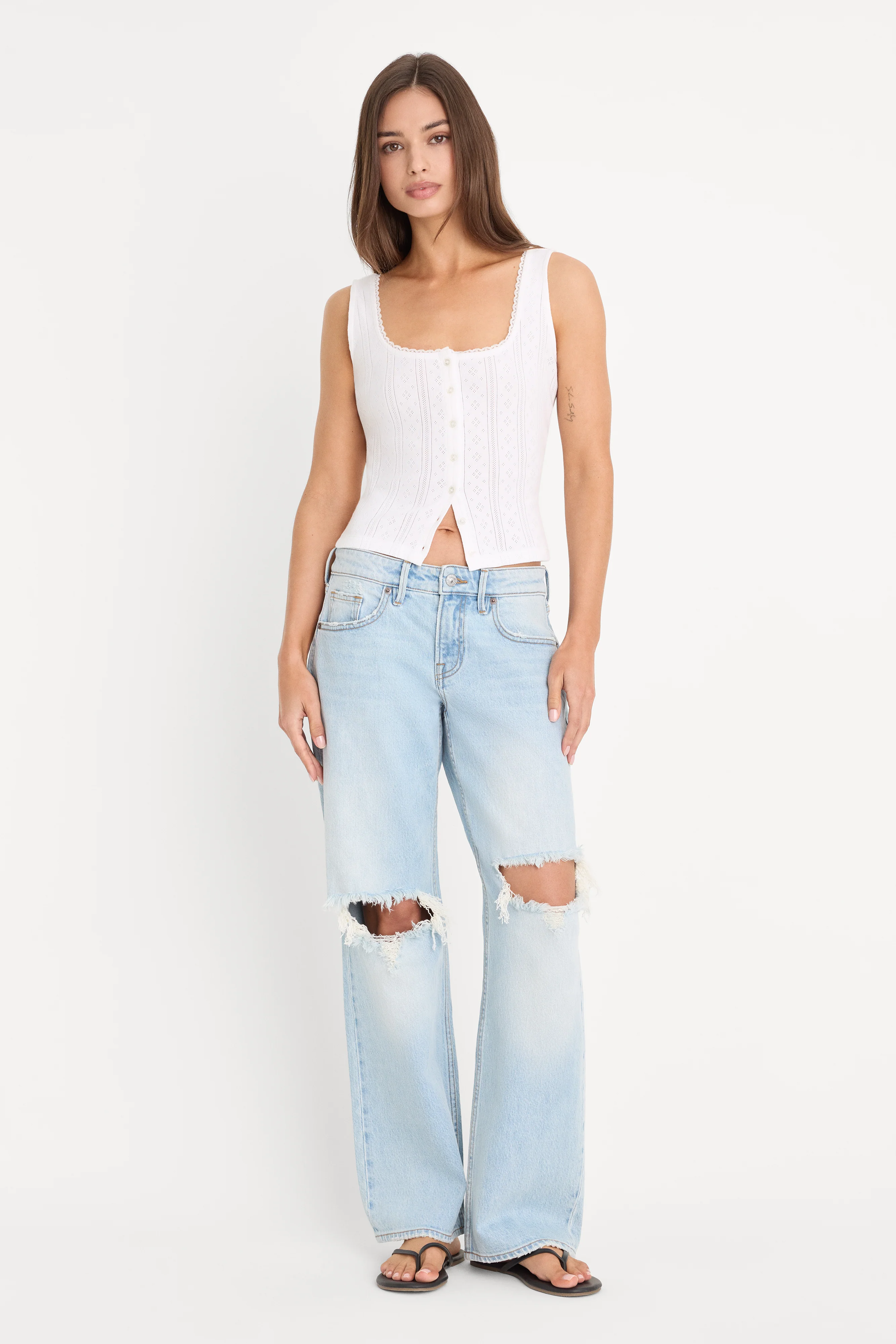 VINTAGE LOW LOOSE JEANS | INDIGO1249