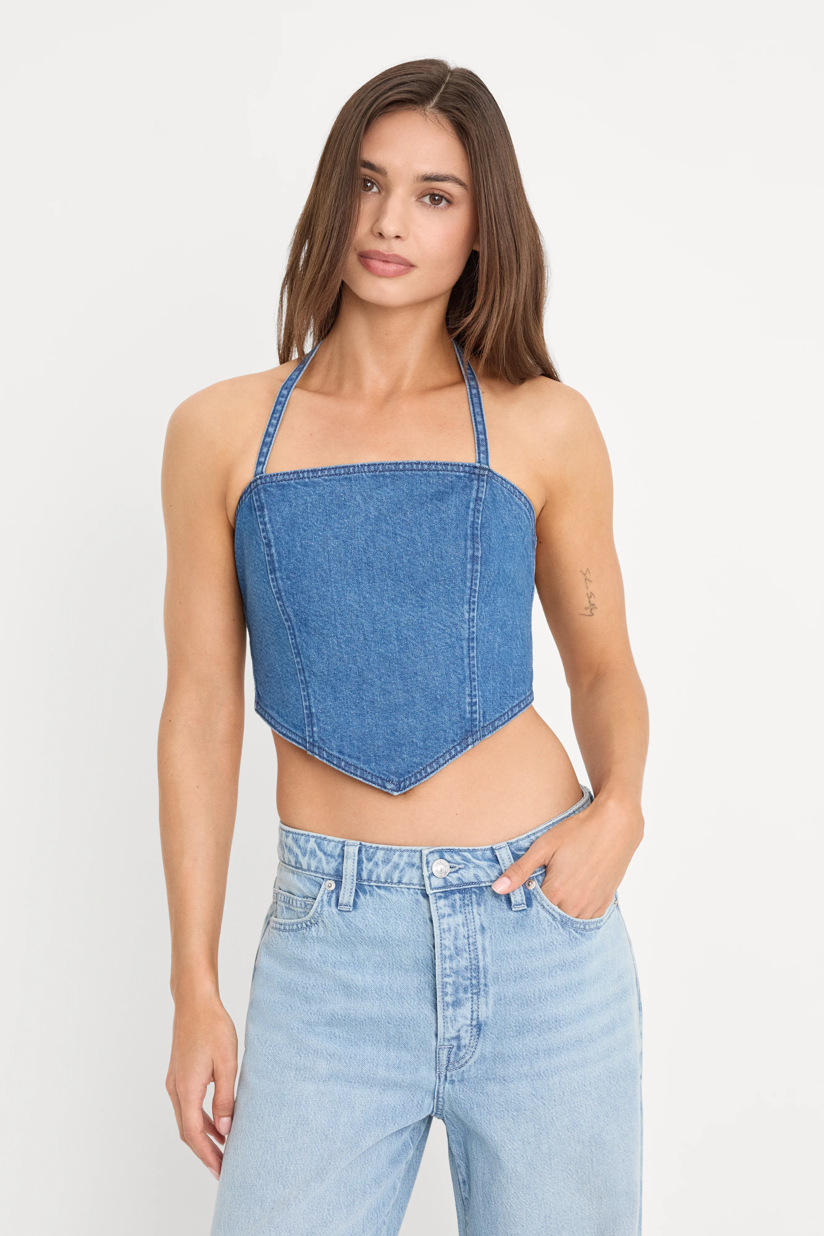 THE DENIM RECESS TOP | INDIGO1283