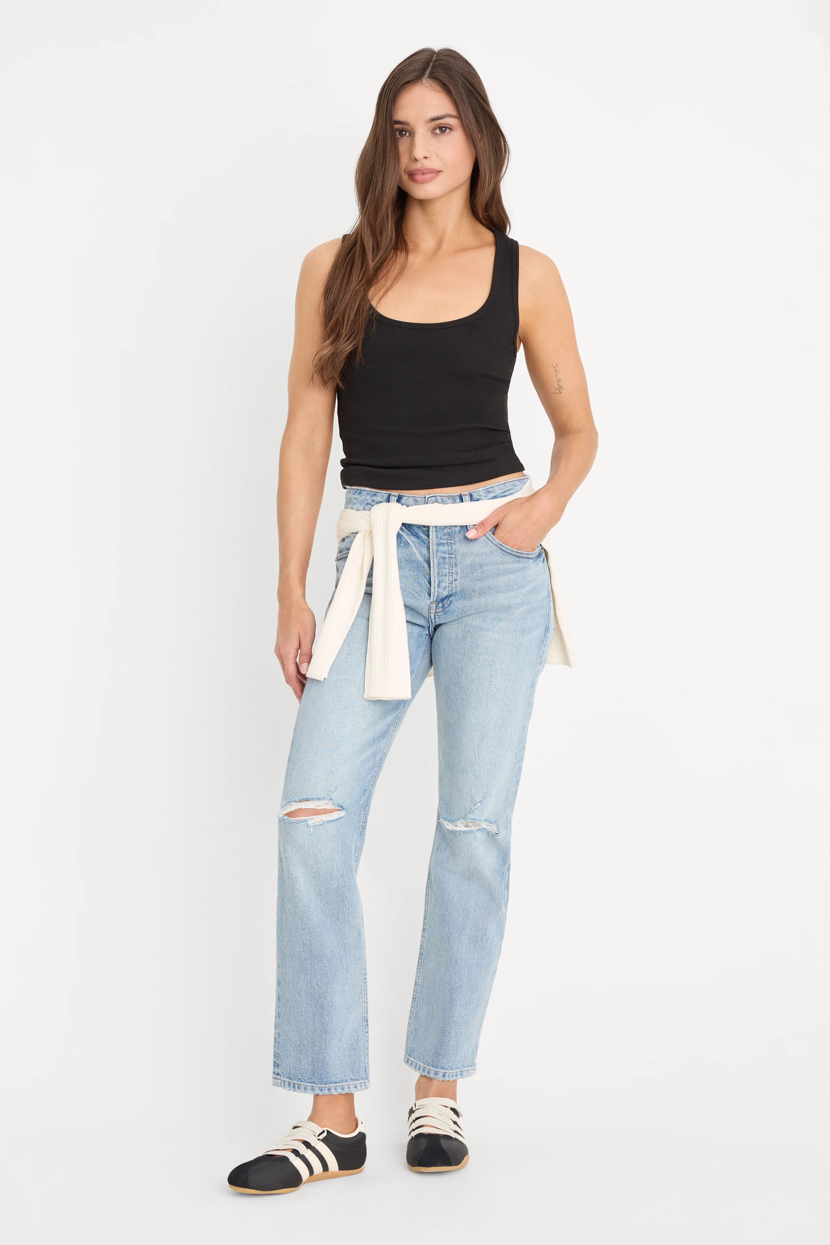 VINTAGE STRAIGHT ANKLE JEANS | INDIGO1252