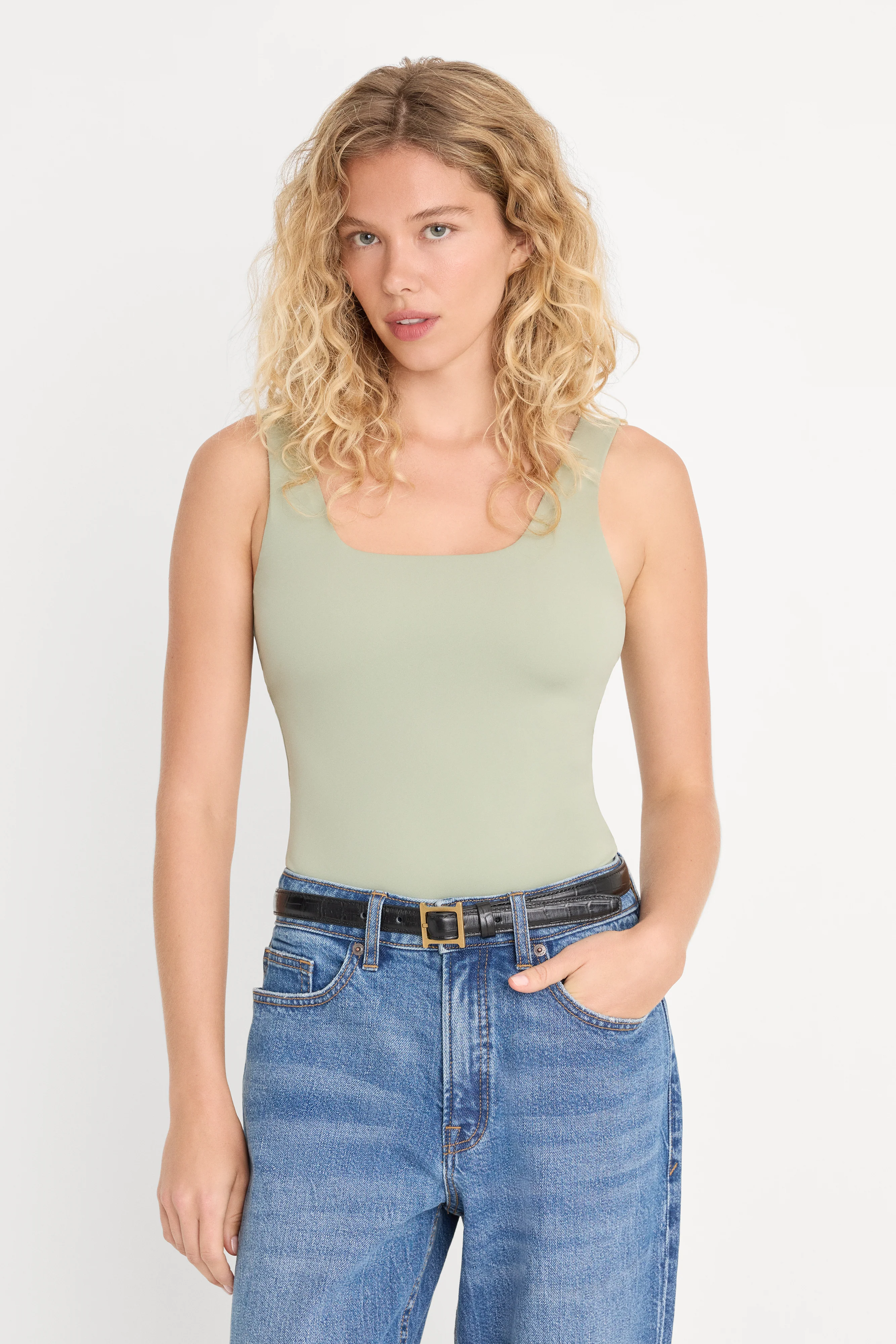 THE WEIGHTLESS SCULPTING MODERN TANK BODYSUIT | MOSSWELL