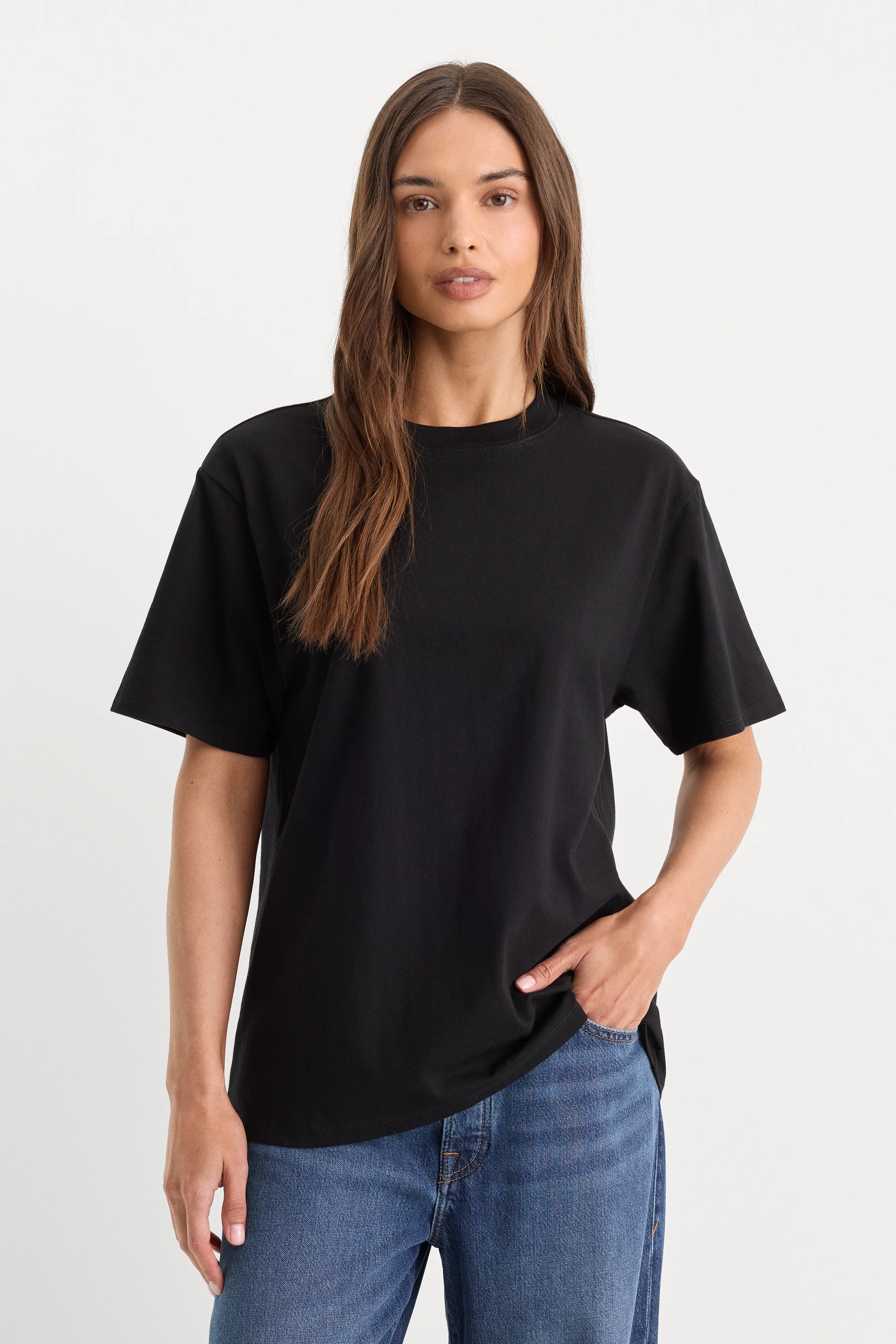 THE OVERSIZED TEE | BLACK001