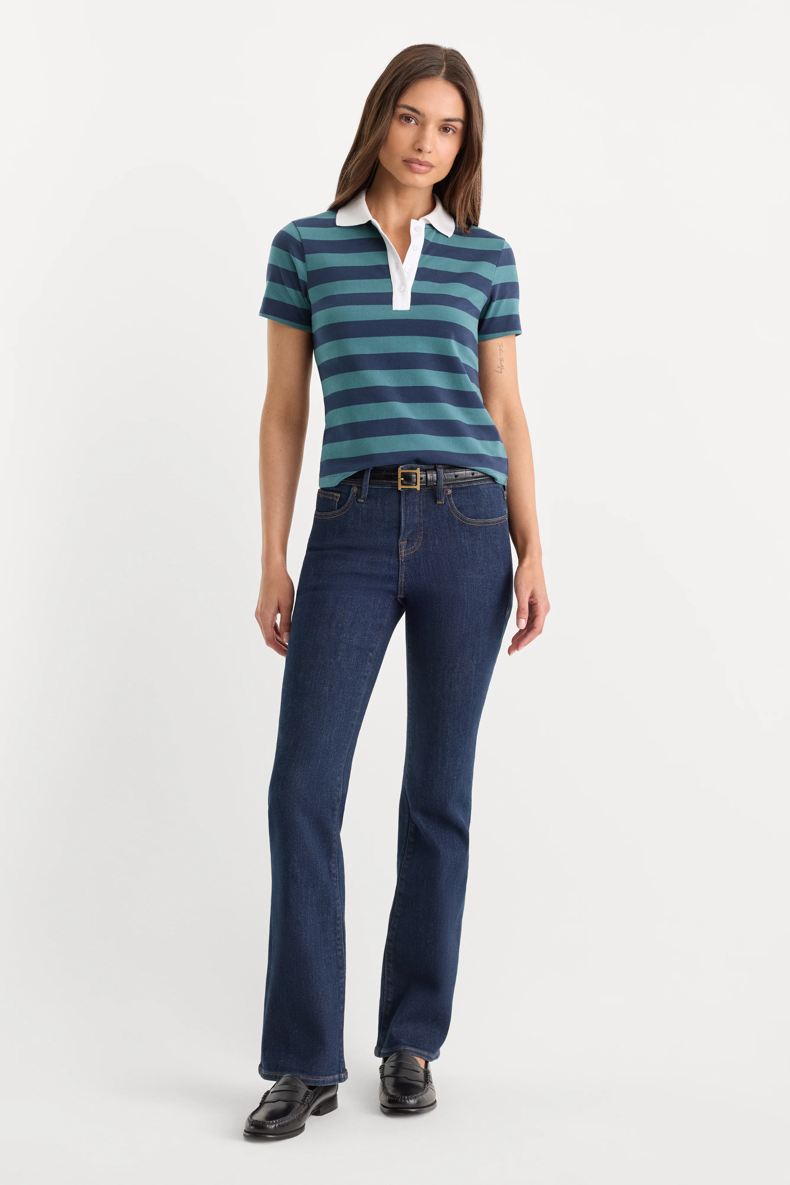 GOOD LOW RISE BOOTCUT JEANS | INDIGO1231