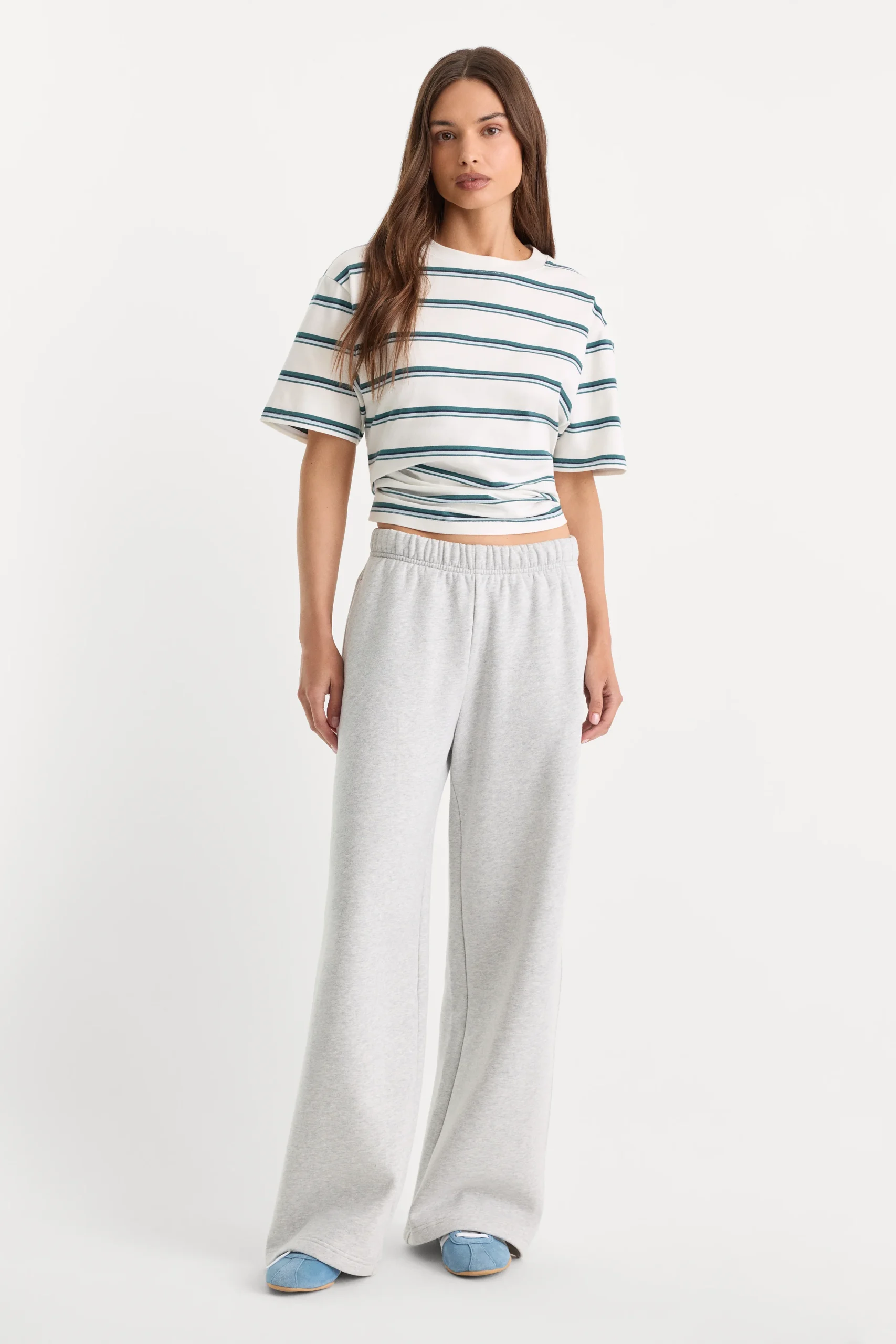 THE FLEECE SWEATPANT | HEATHER GREY