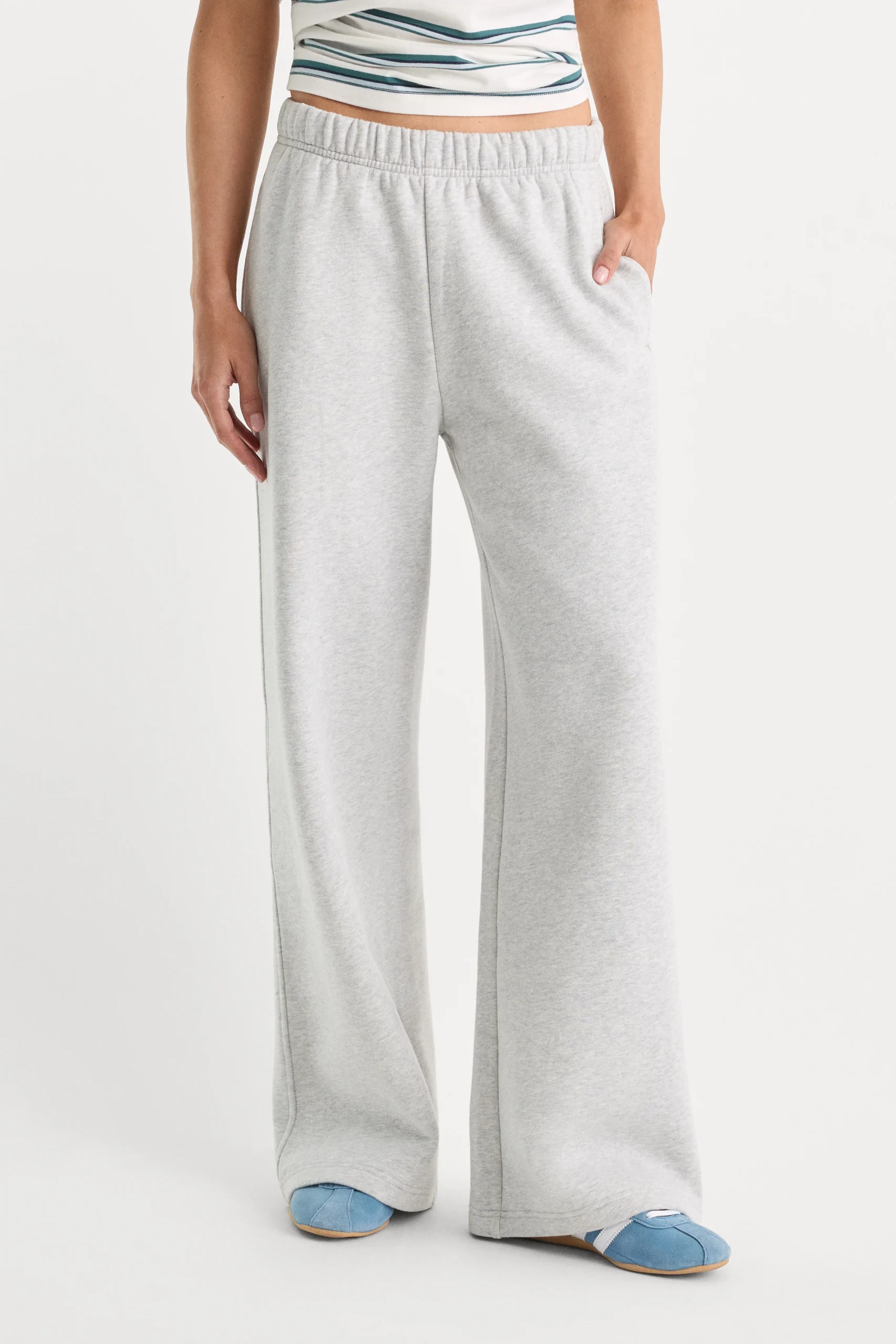 THE FLEECE SWEATPANT | HEATHER GREY - Image 2