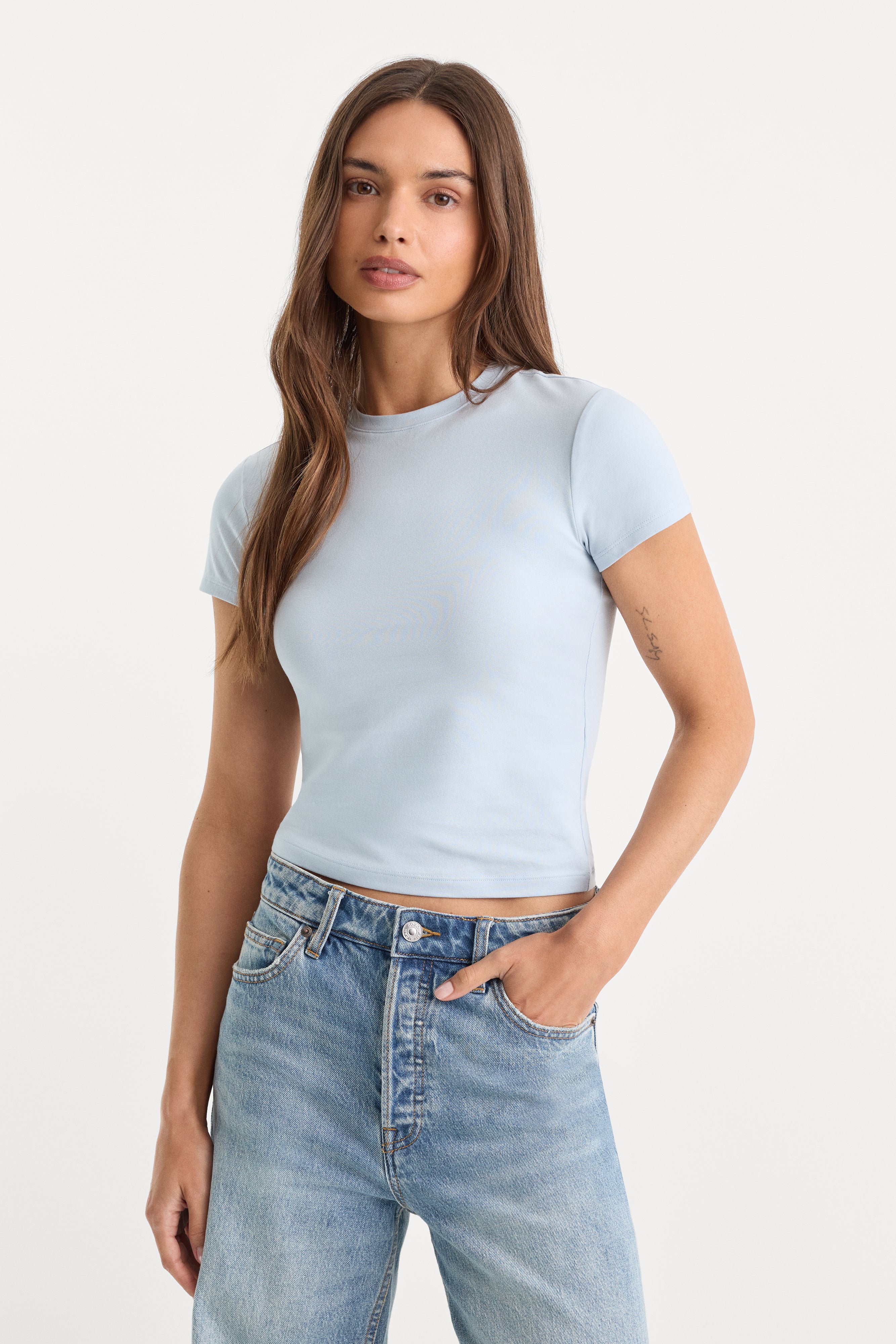 THE BABY TEE | SKY