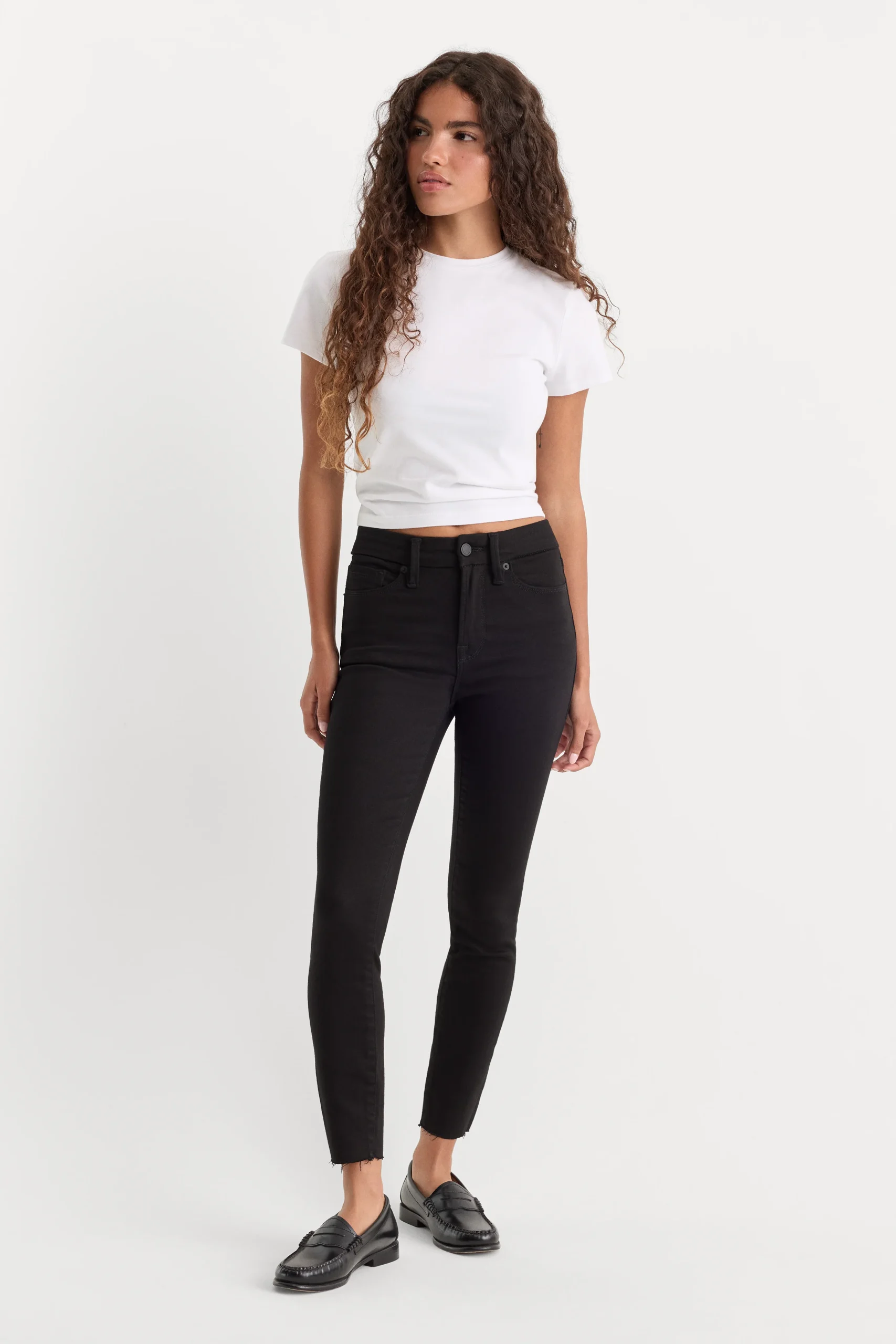 NEVER FADE GOOD PETITE SKINNY JEANS | BLACK