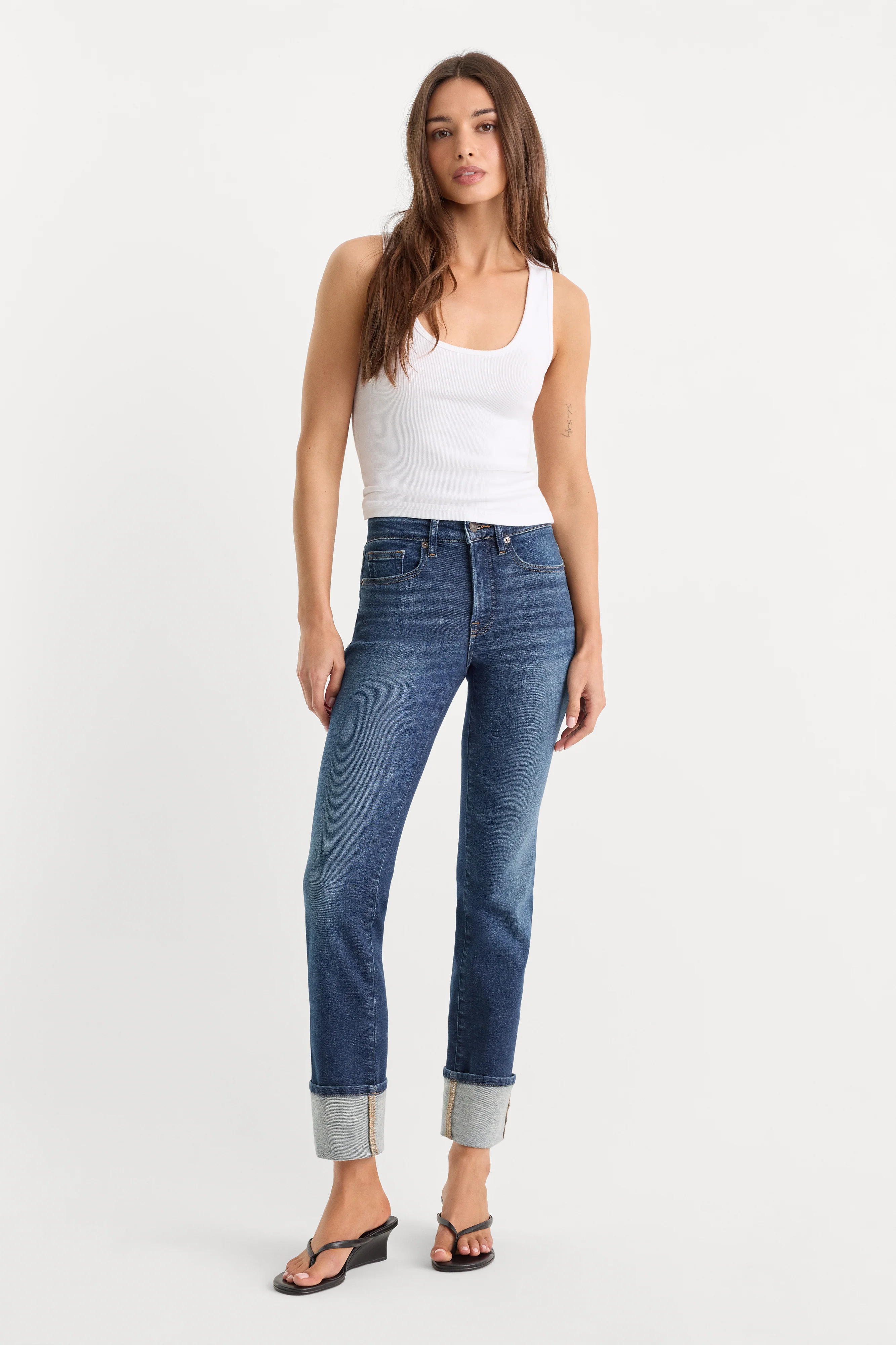 GOOD LEGS STRAIGHT JEANS | INDIGO1230