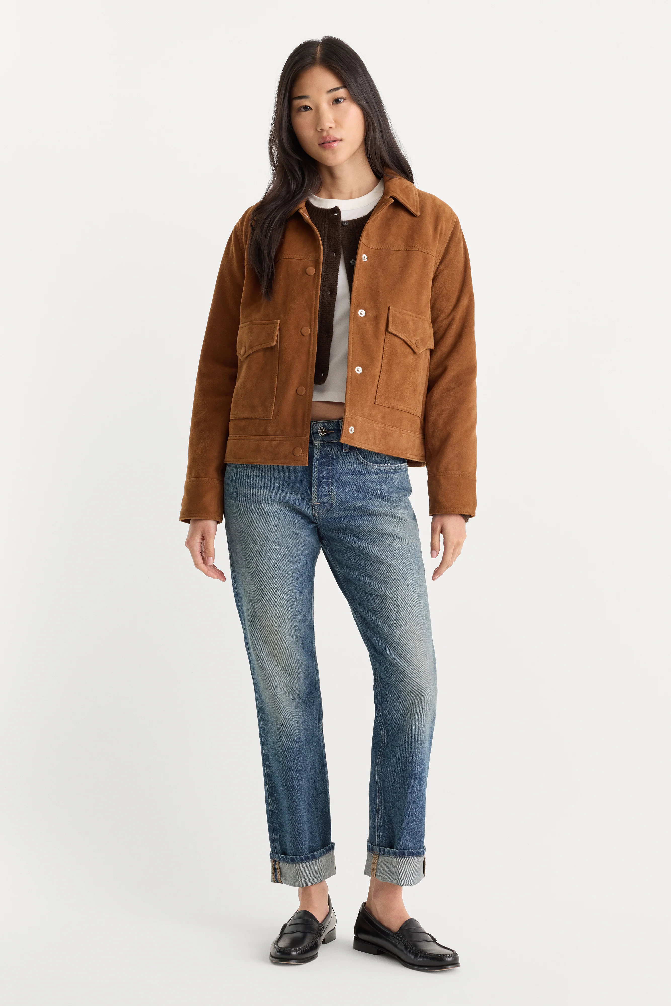 VINTAGE STRAIGHT ANKLE JEANS | INDIGO1282