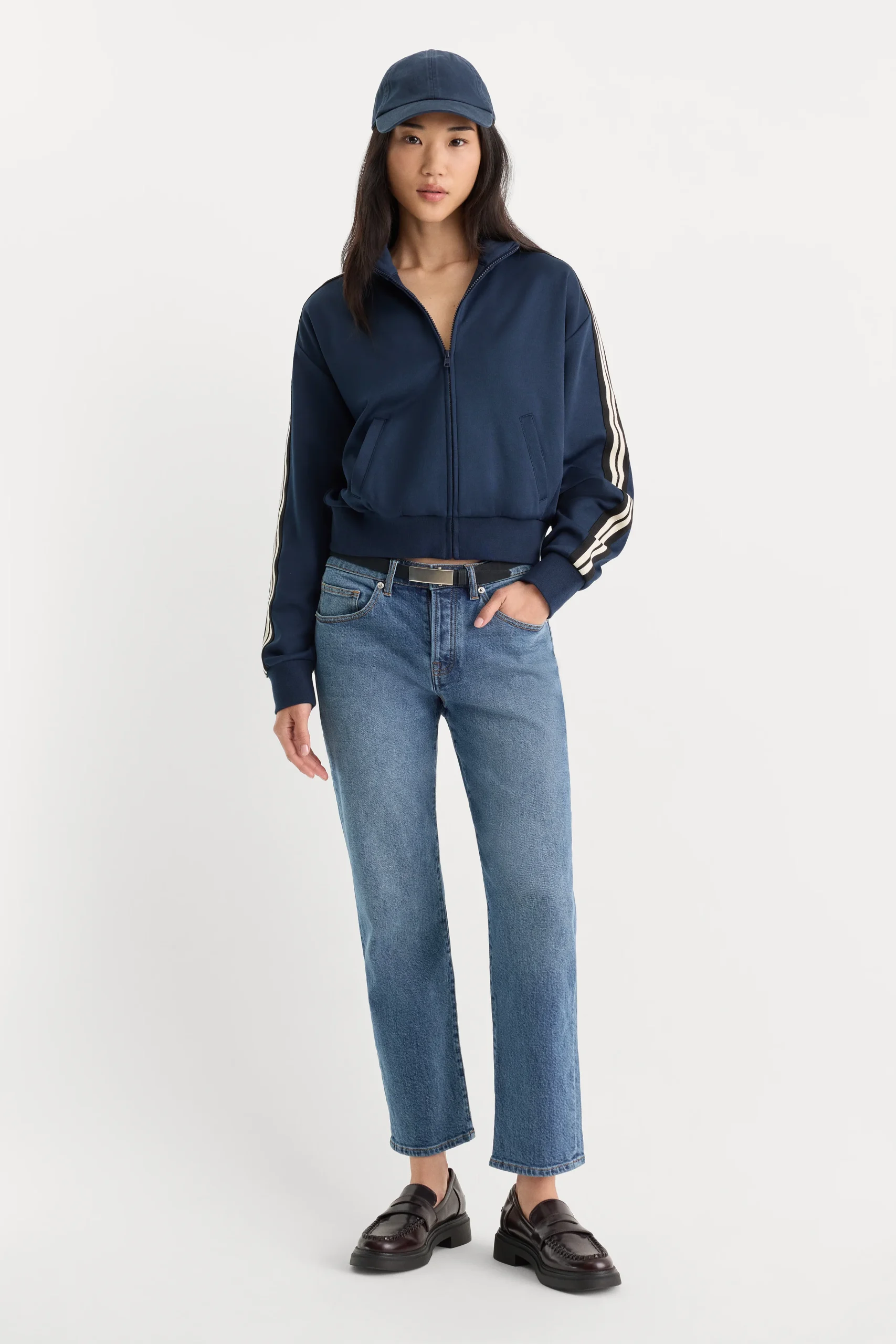 THE TRACK JACKET | NEW NAVY - Image 3