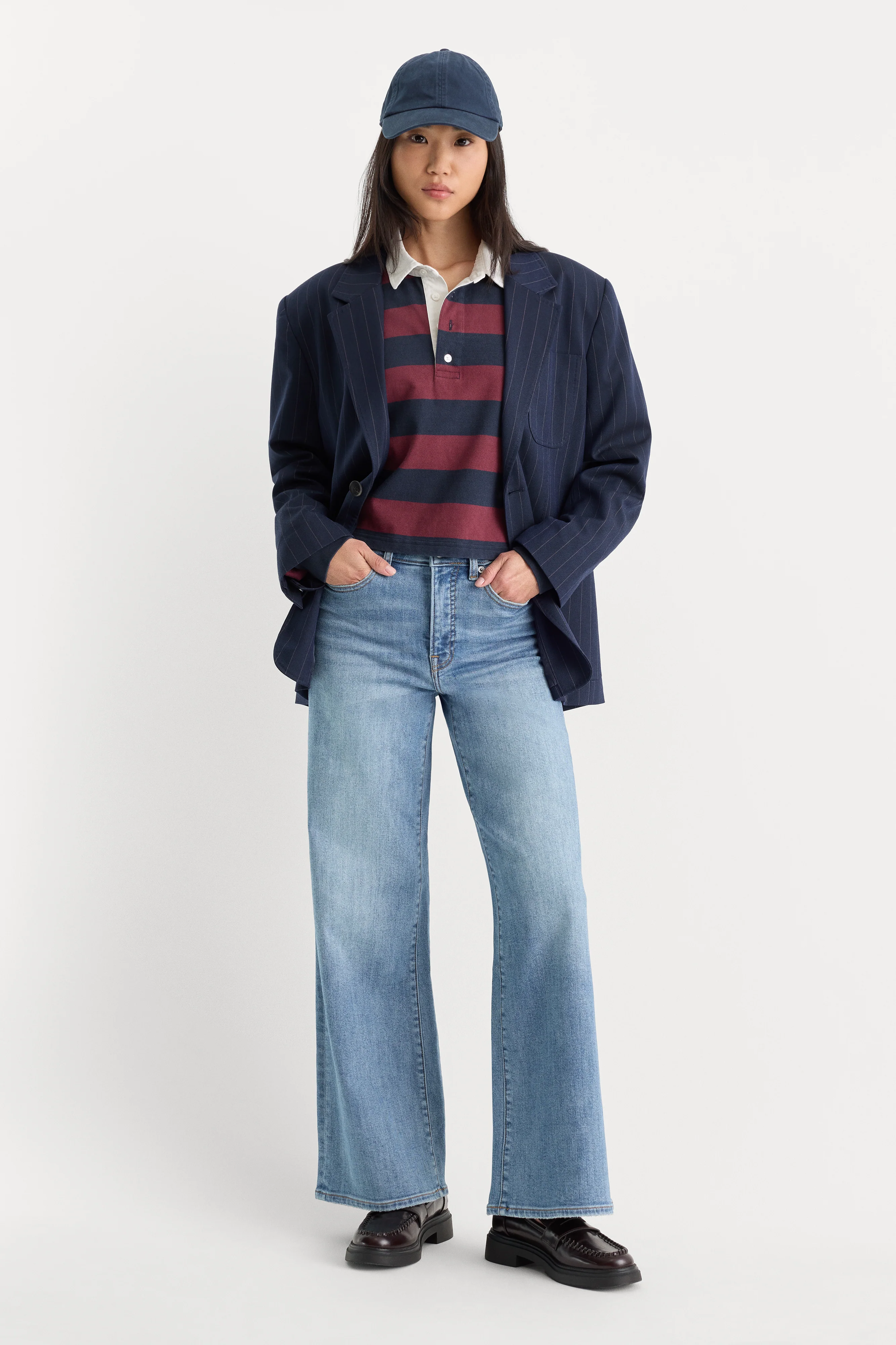 GOOD WAIST PALAZZO ANKLE JEANS | CEDARWICK