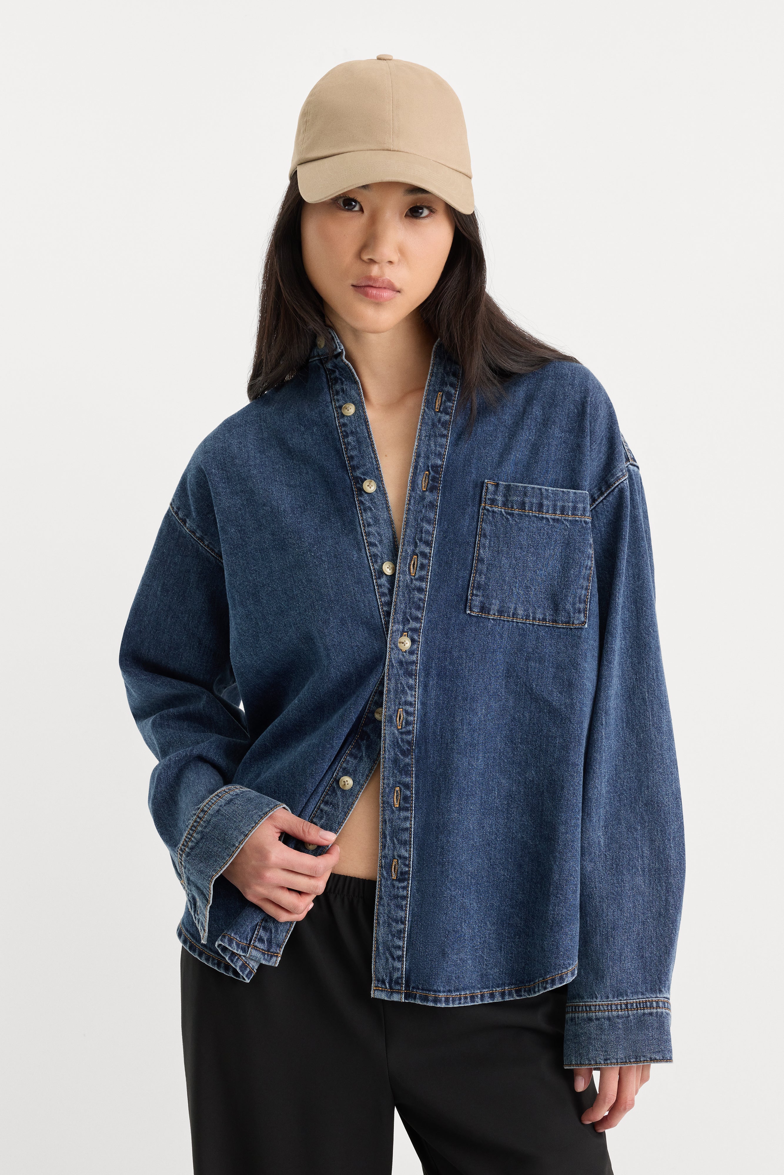 THE DENIM EASY SHIRT | ALCOVE