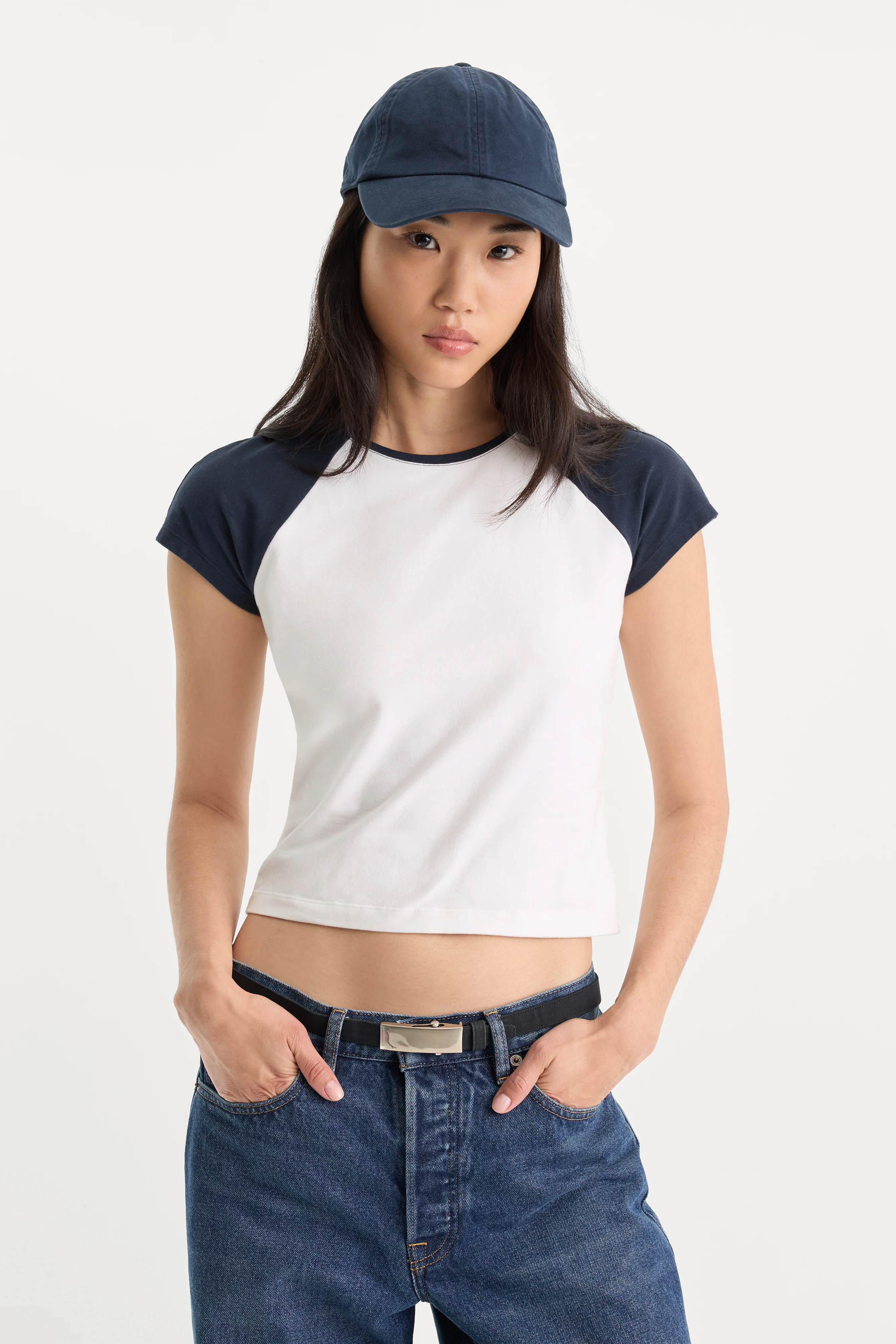 THE RAGLAN TEE | CHALK