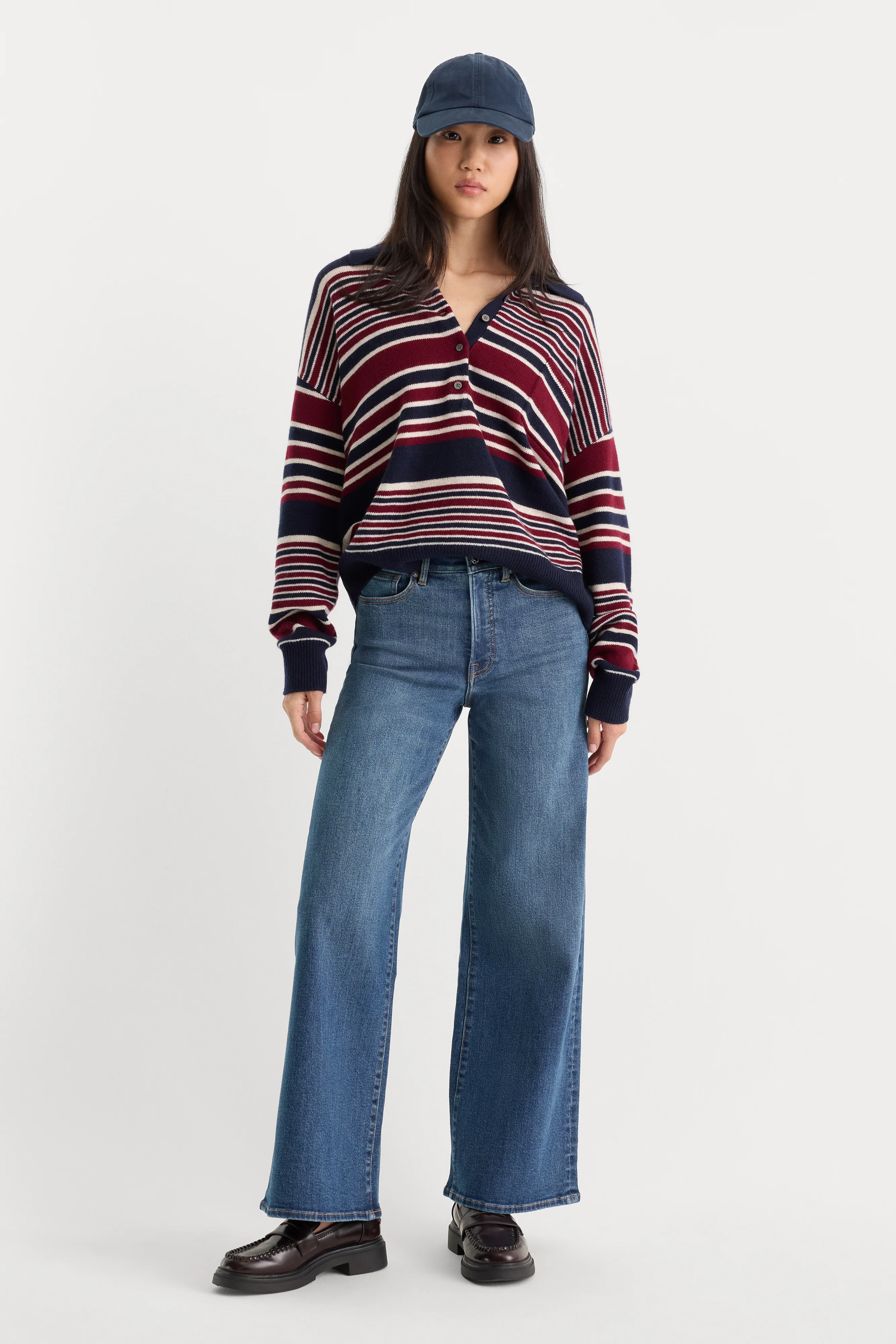 GOOD WAIST PALAZZO ANKLE JEANS | SIERRA