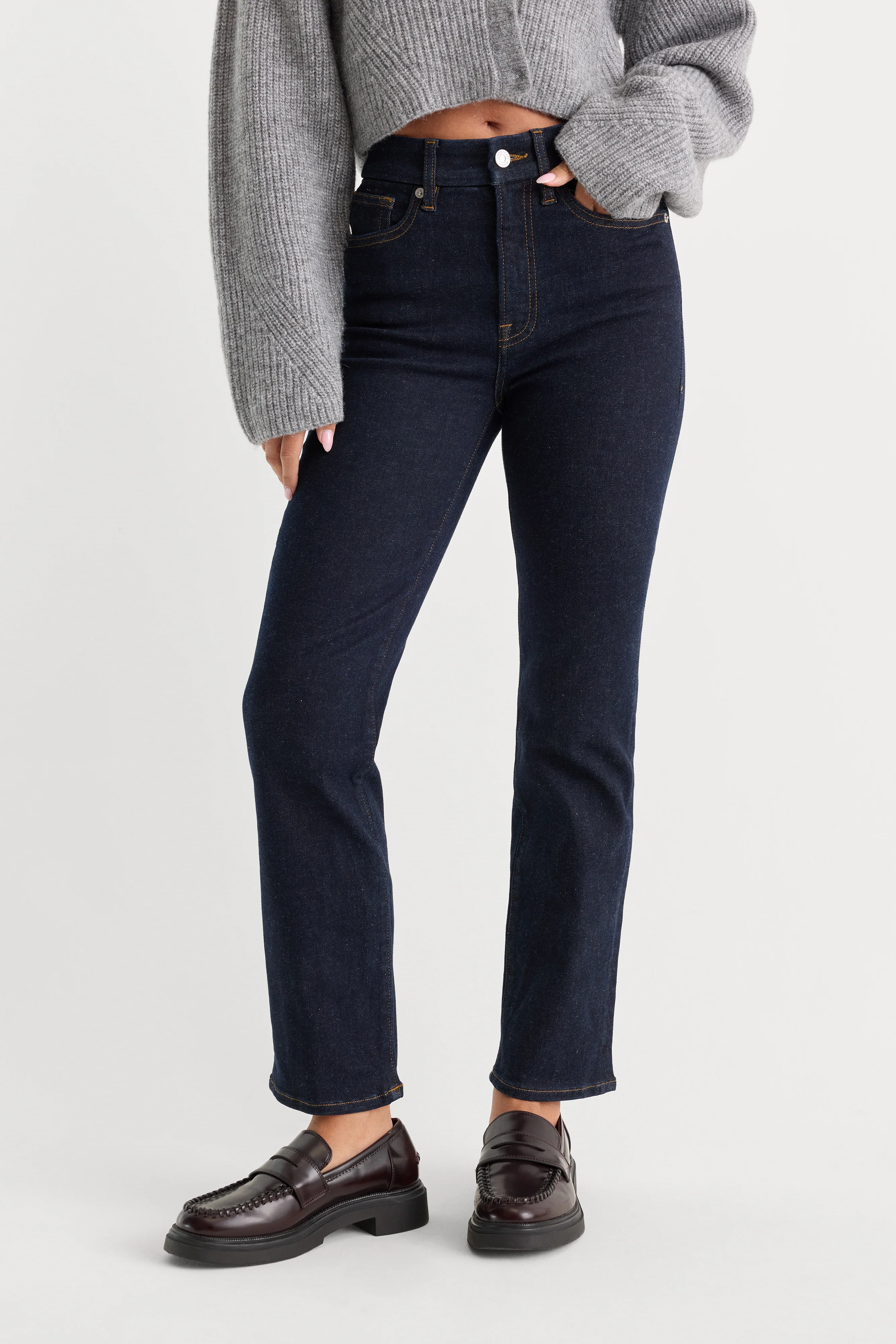 ALWAYS FITS GOOD LEGS STRAIGHT JEANS LONG | DENETHICBLUE04