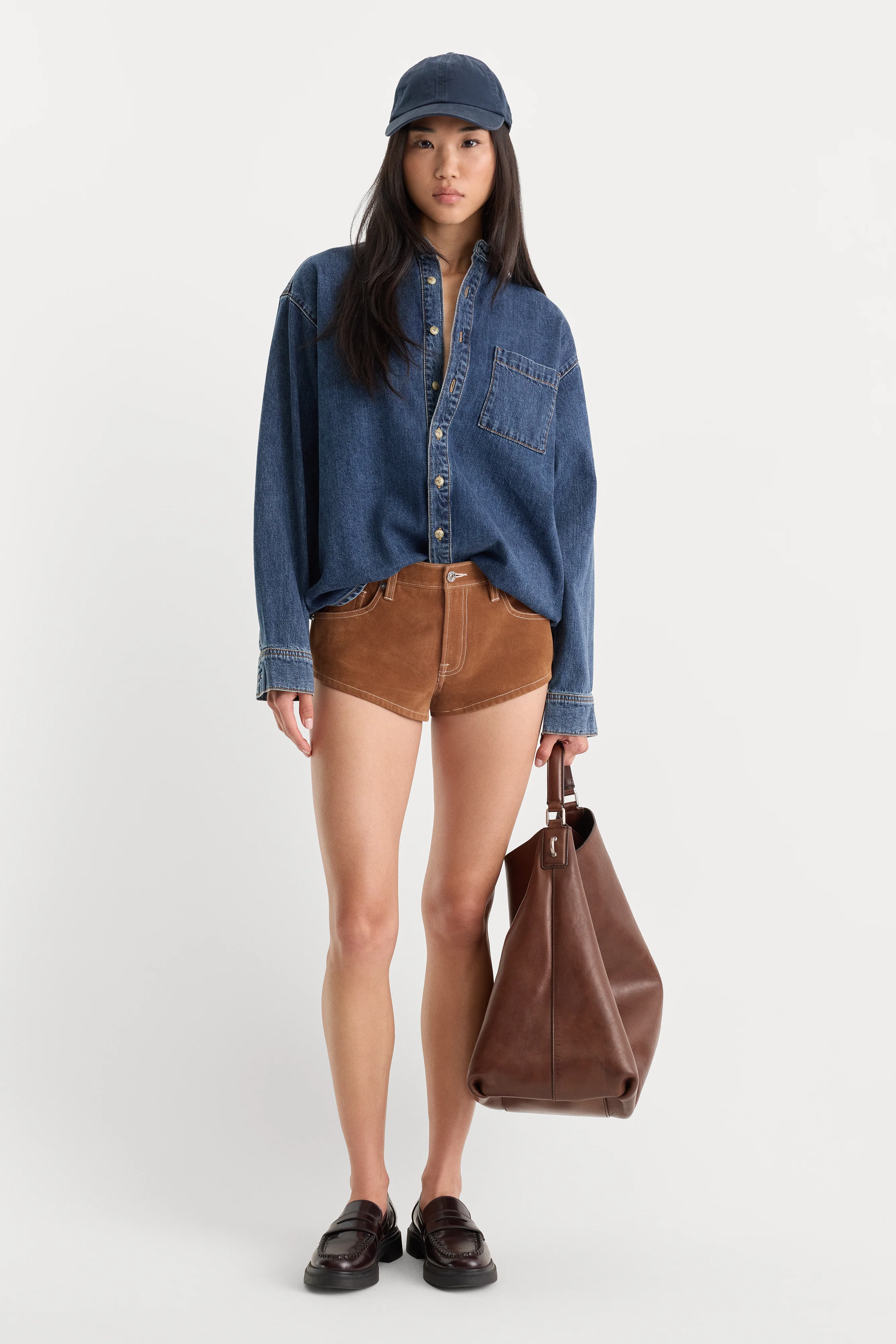 THE BETTER THAN SUEDE MICRO SHORT | CAFE CLAY
