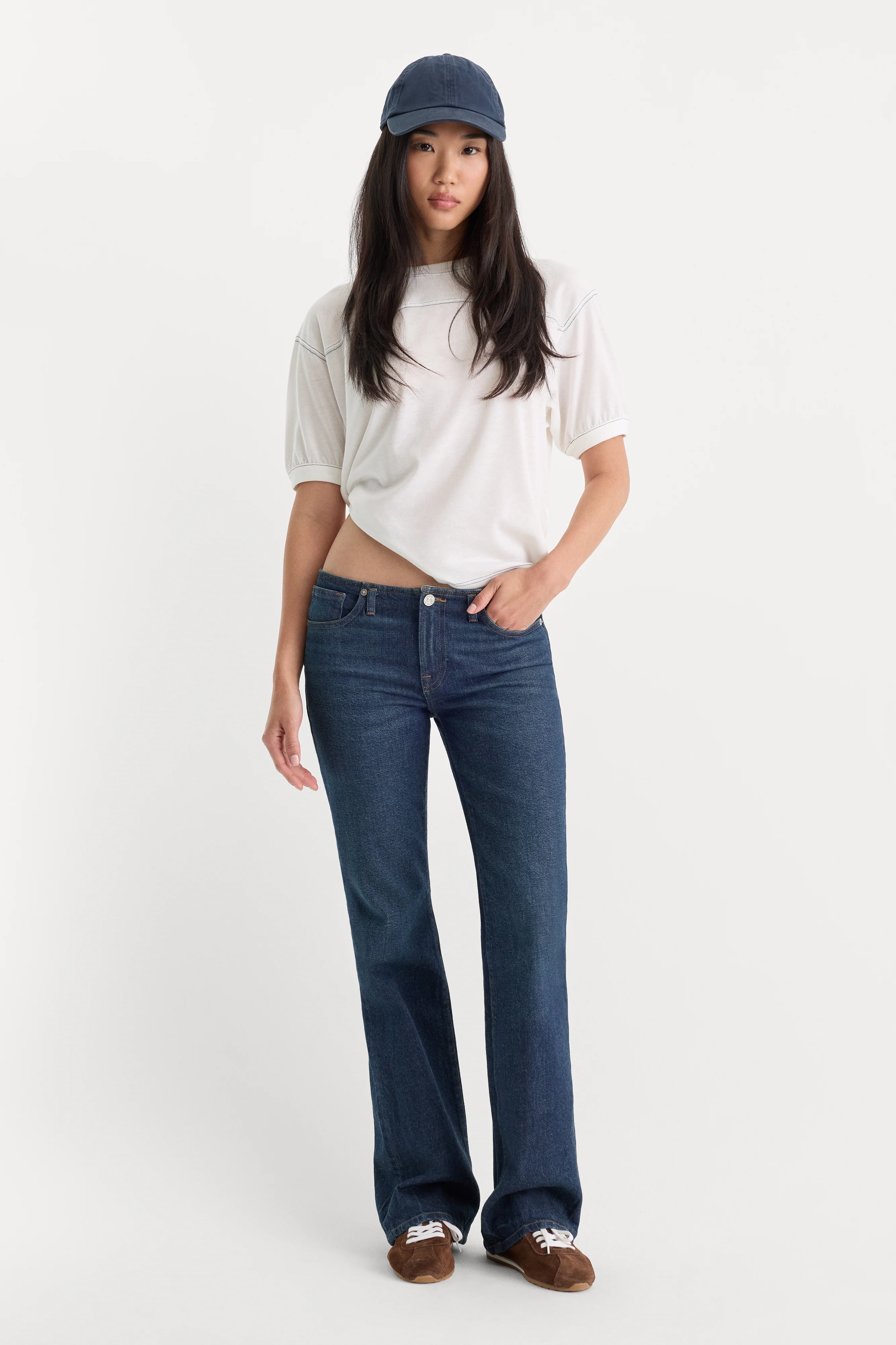 GHOST WAIST LOW RISE BOOTCUT JEANS | QUIRK