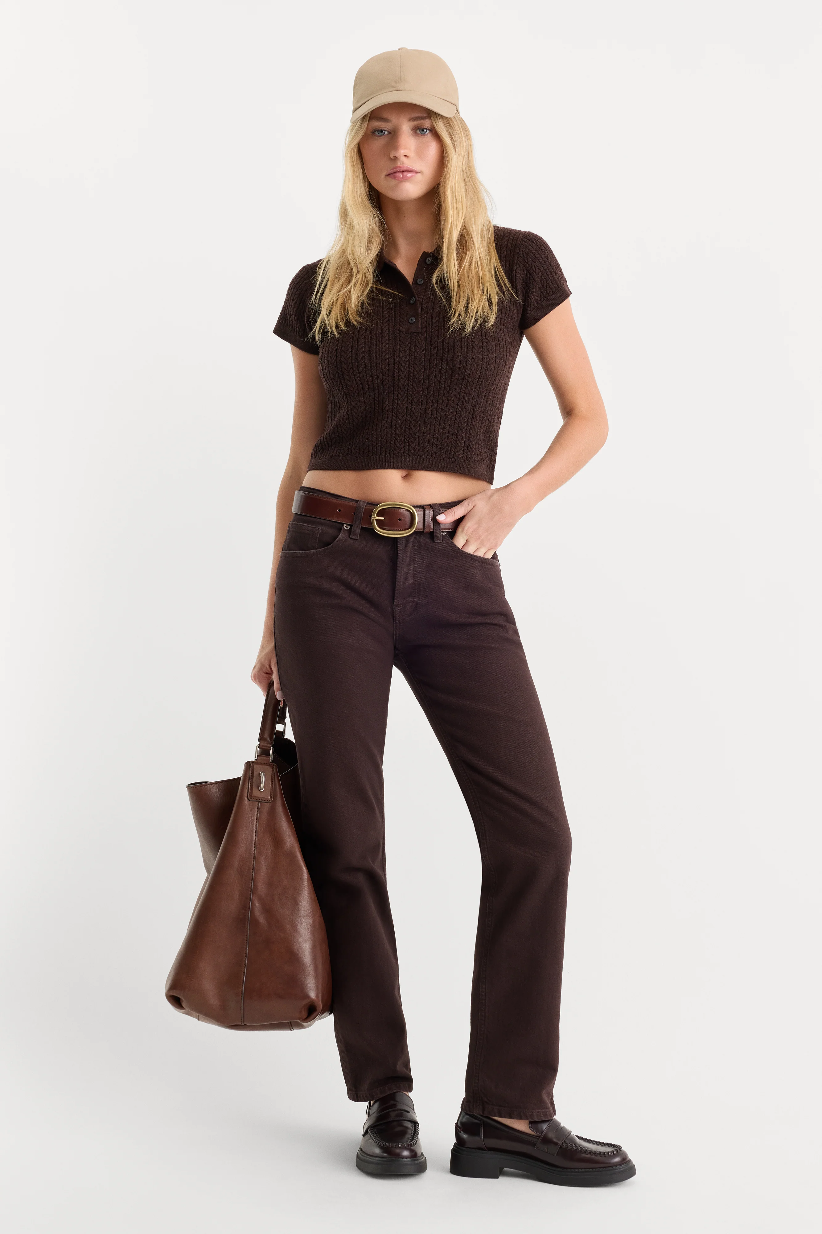 VINTAGE STRAIGHT JEANS | ESPRESSO