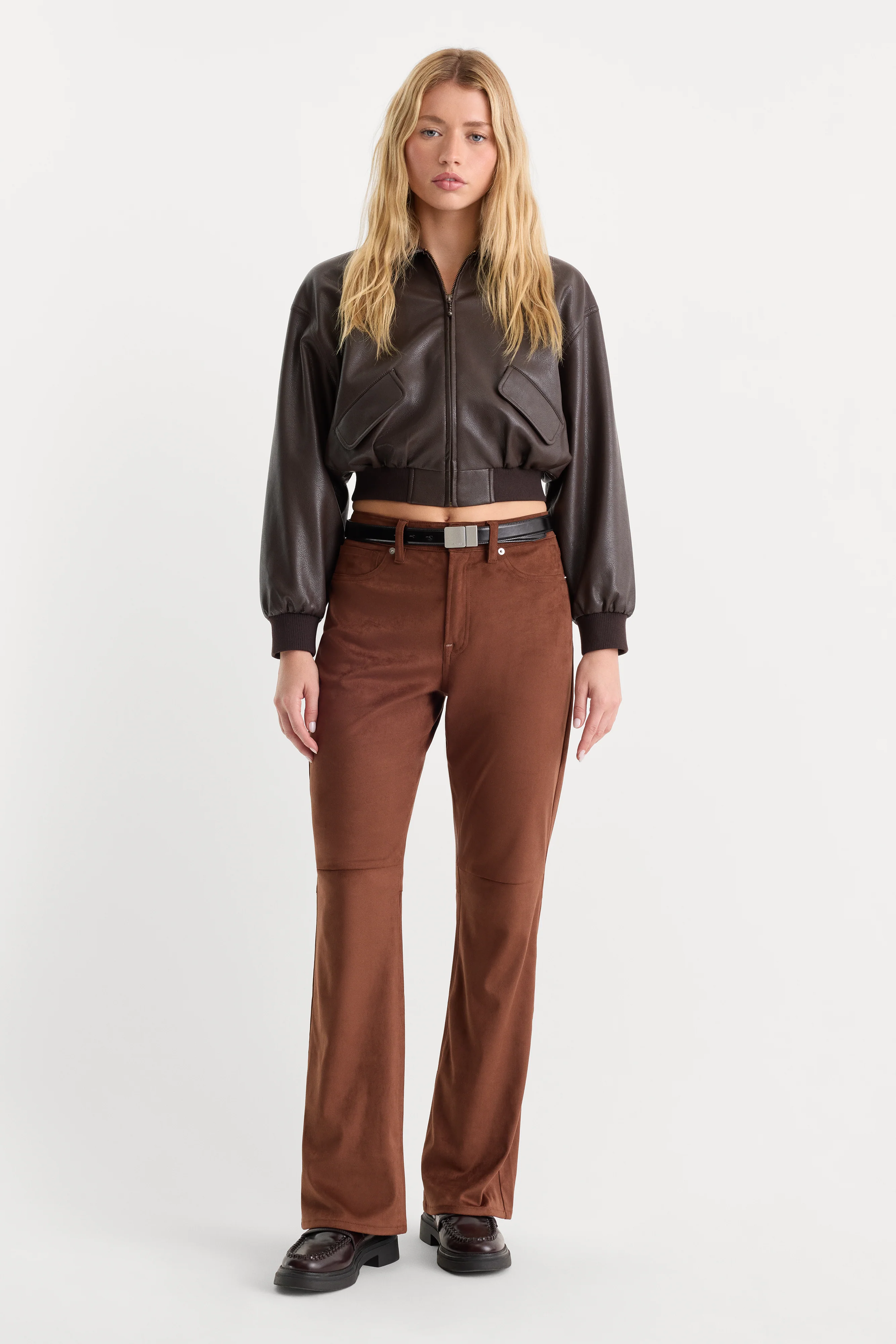 BETTER THAN SUEDE GOOD CLASSIC BOOTCUT PANT | CAFE CLAY