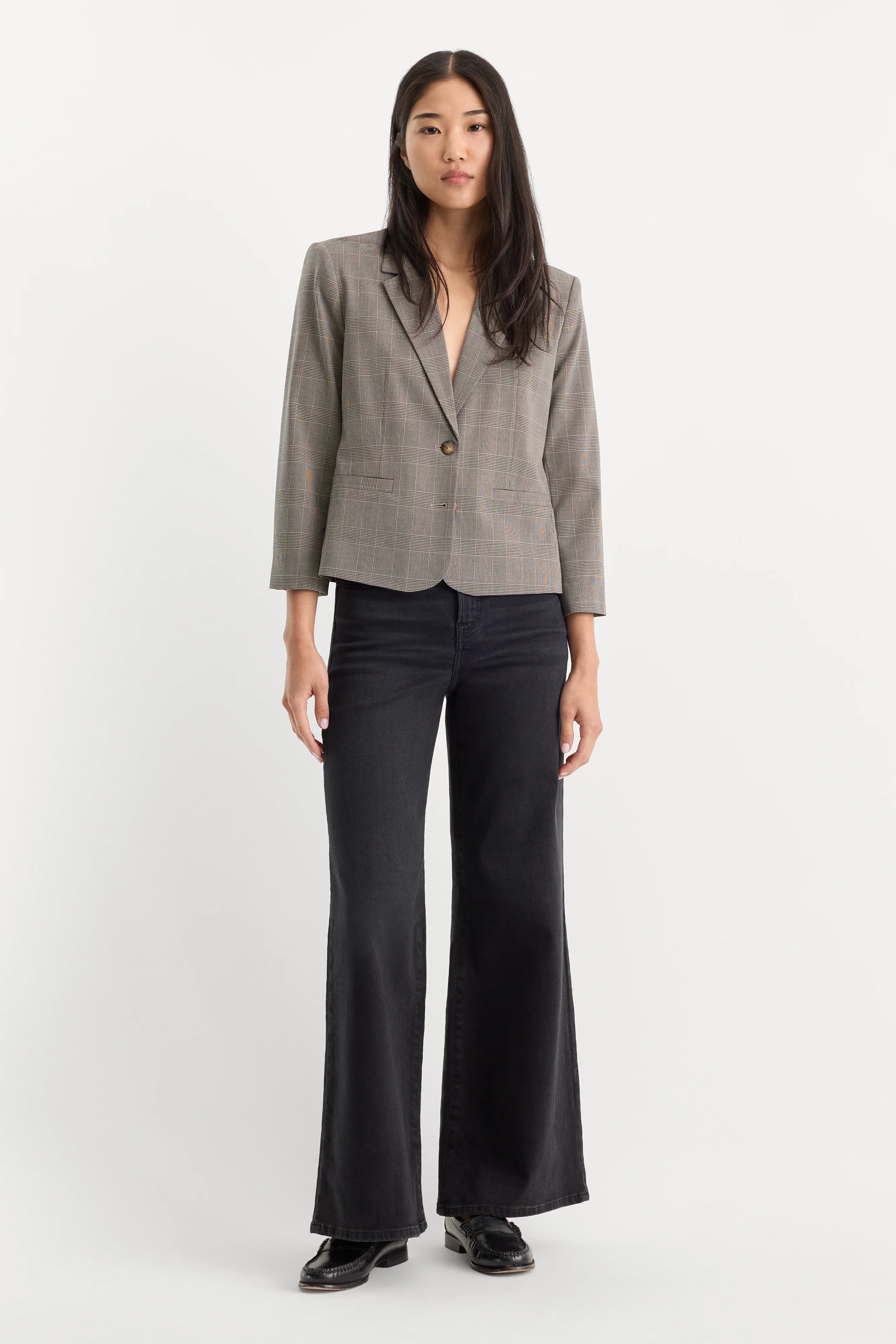 GOOD WAIST PALAZZO ANKLE JEANS | TYRE