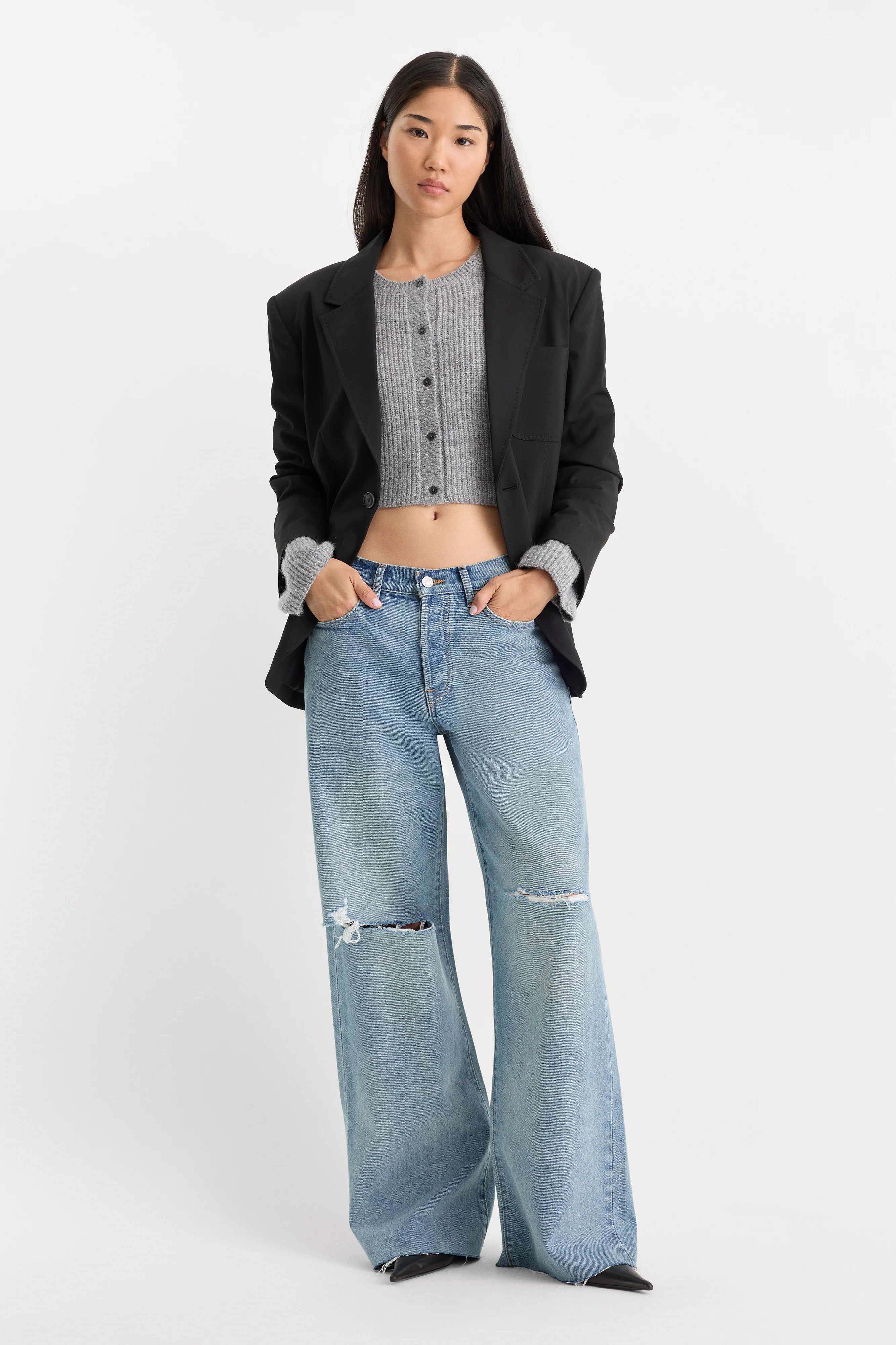 VINTAGE LOW SLUNG BAGGY JEANS | TERRA