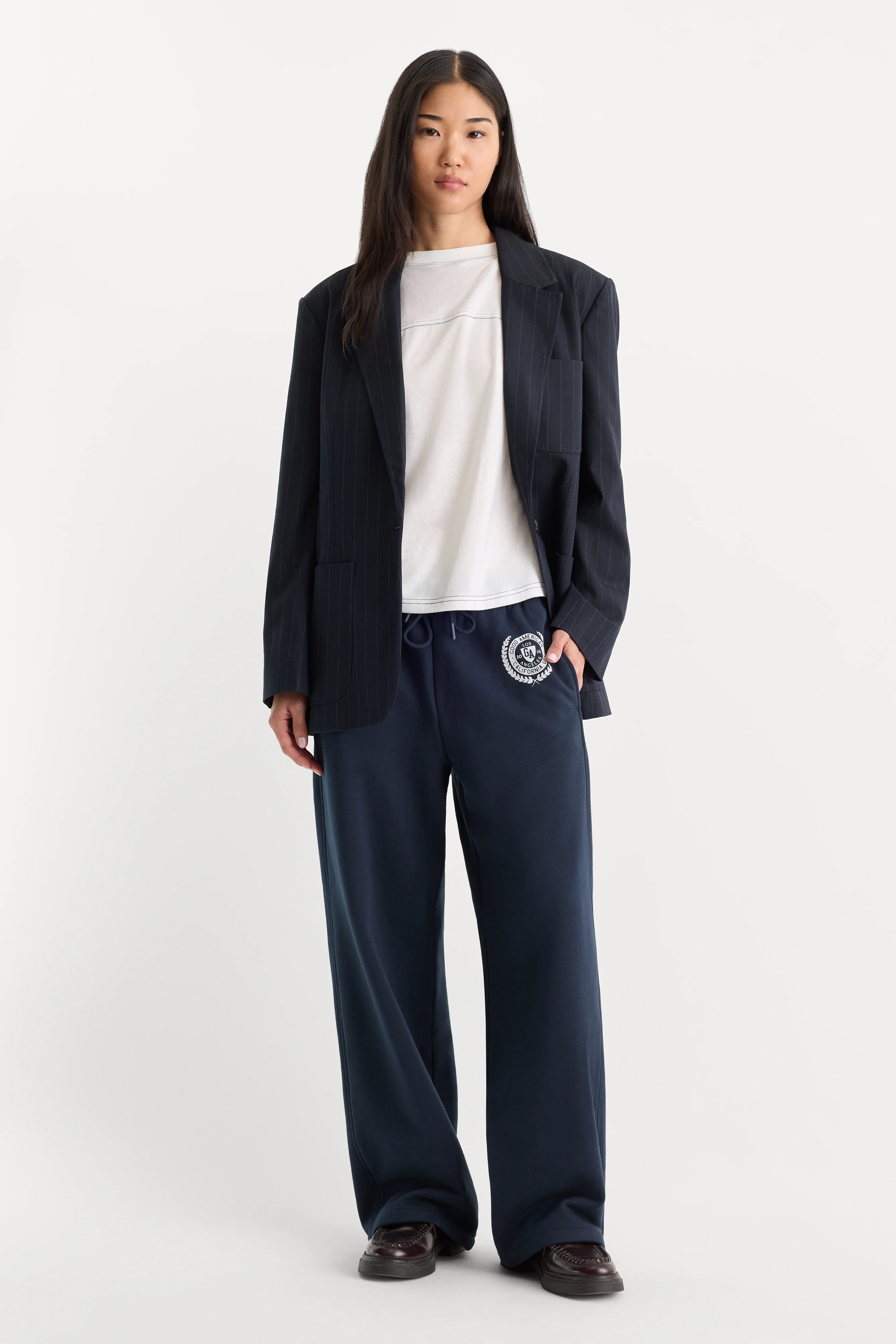 THE BRUSHED FLEECE SWEATPANT | NEW NAVY