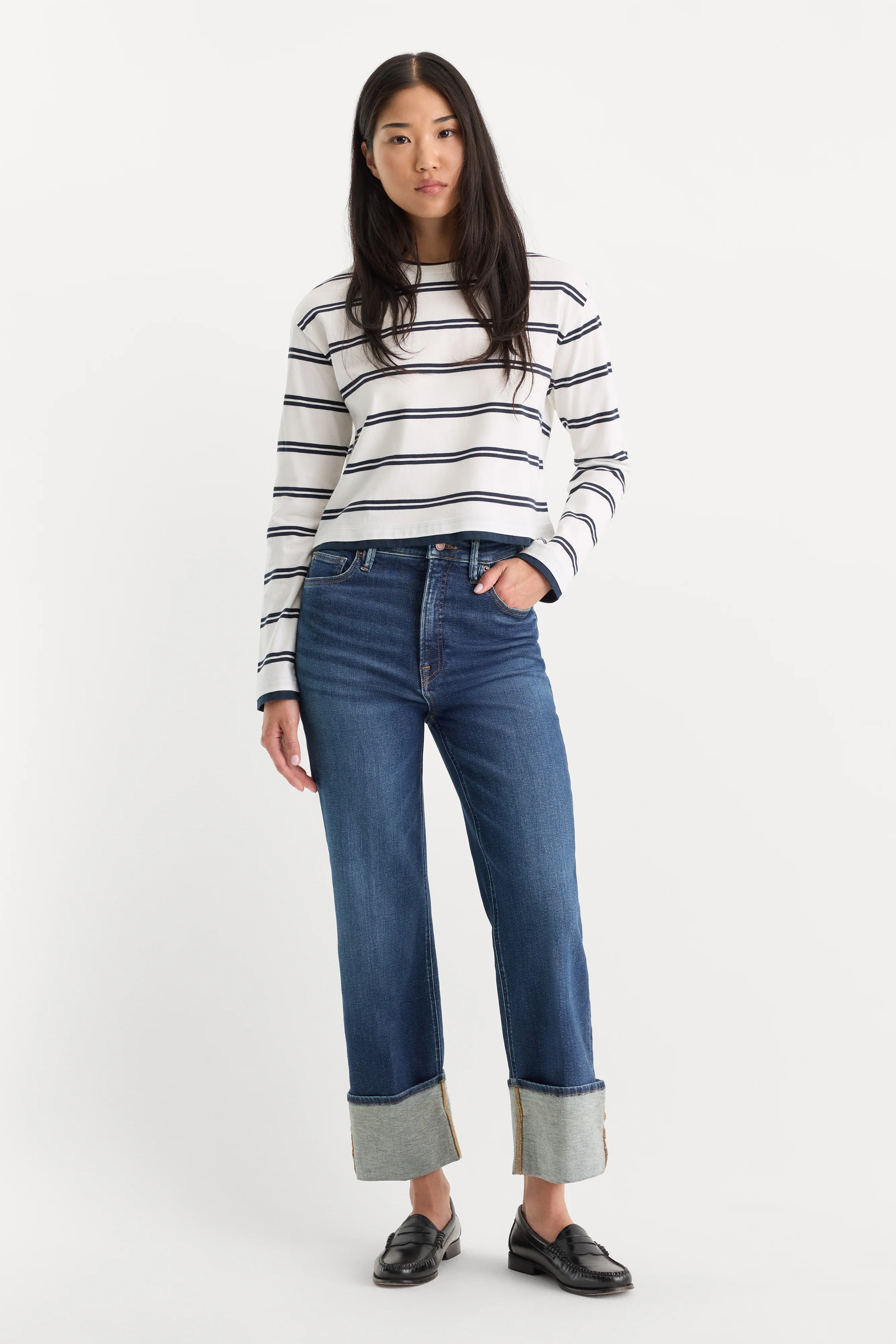 GOOD TRUE STRAIGHT JEANS | INDIGO1230