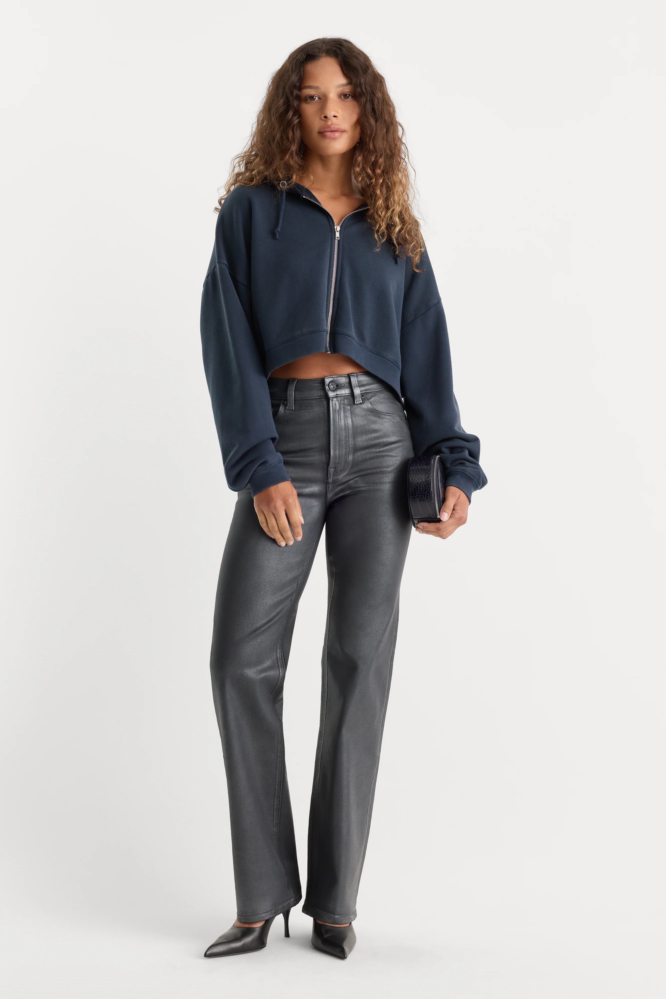 COATED GOOD TRUE STRAIGHT JEANS | RUNE