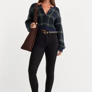 NEVER FADE GOOD LEGS SKINNY JEANS | BLACK