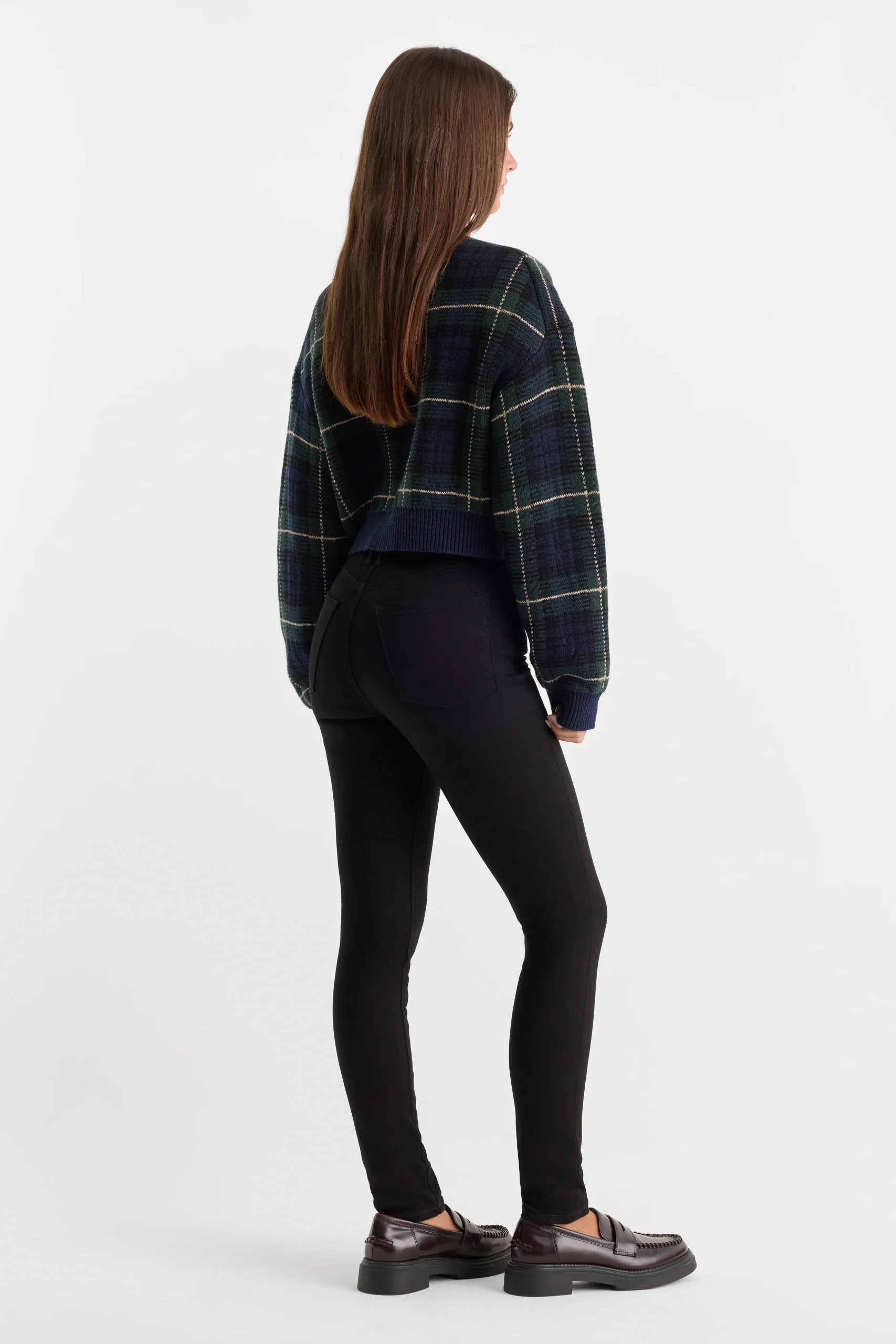 NEVER FADE GOOD LEGS SKINNY JEANS | BLACK - Image 3