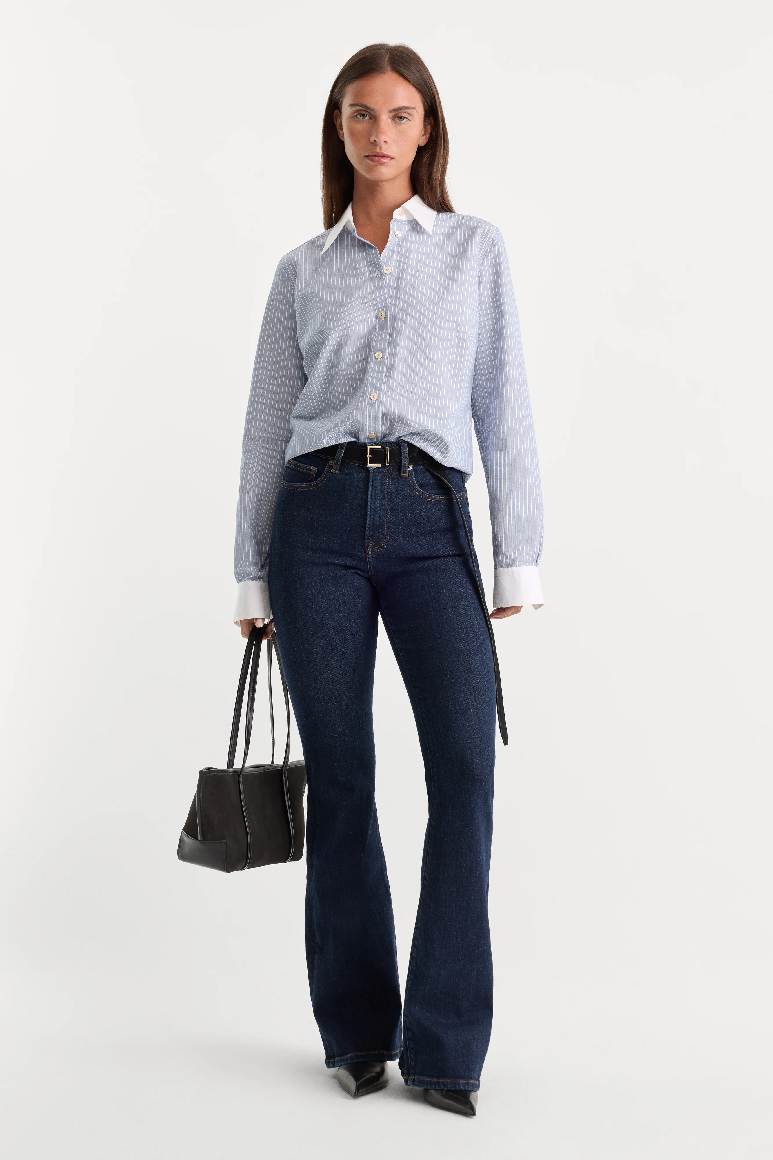 GOOD LEGS FLARE JEANS | INDIGO1153