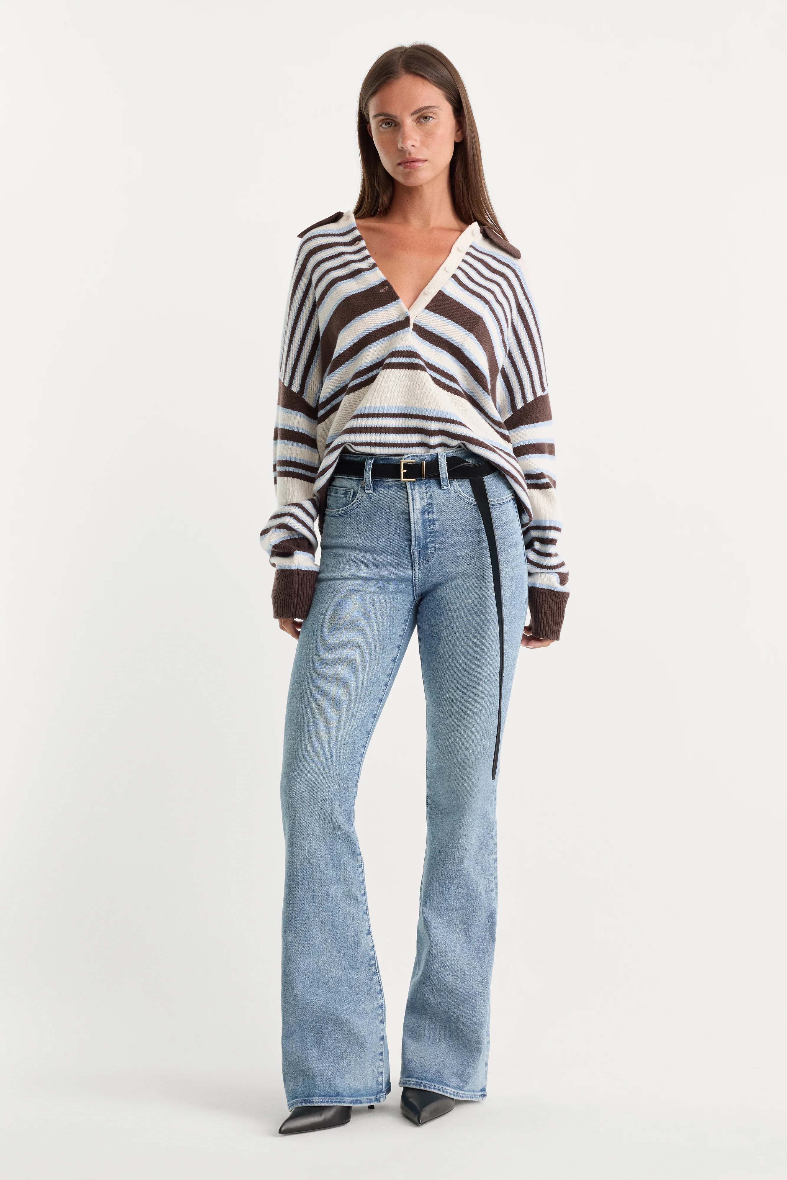 GOOD LEGS FLARE JEANS | INDIGO1154