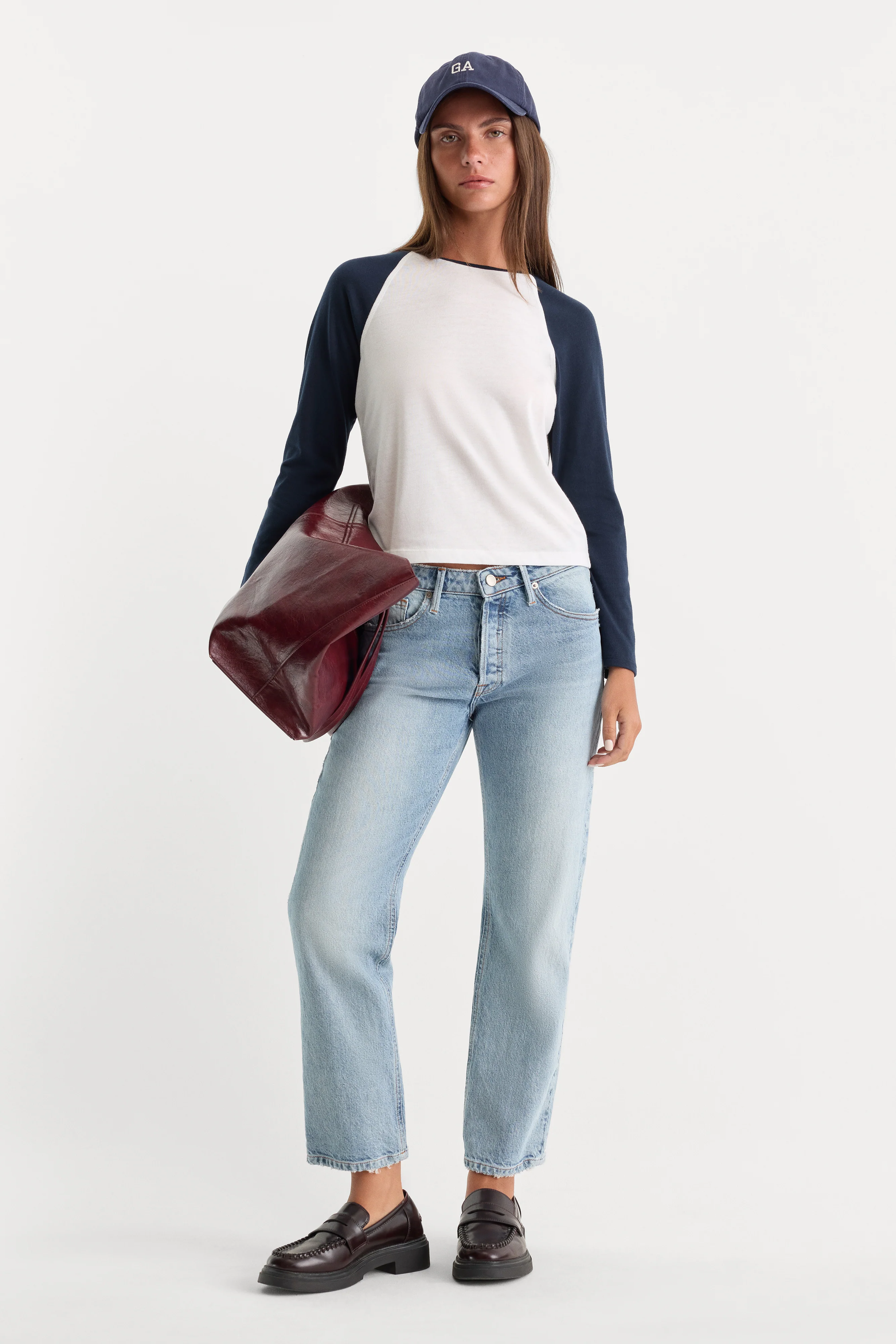 VINTAGE STRAIGHT ANKLE JEANS | INDIGO1220