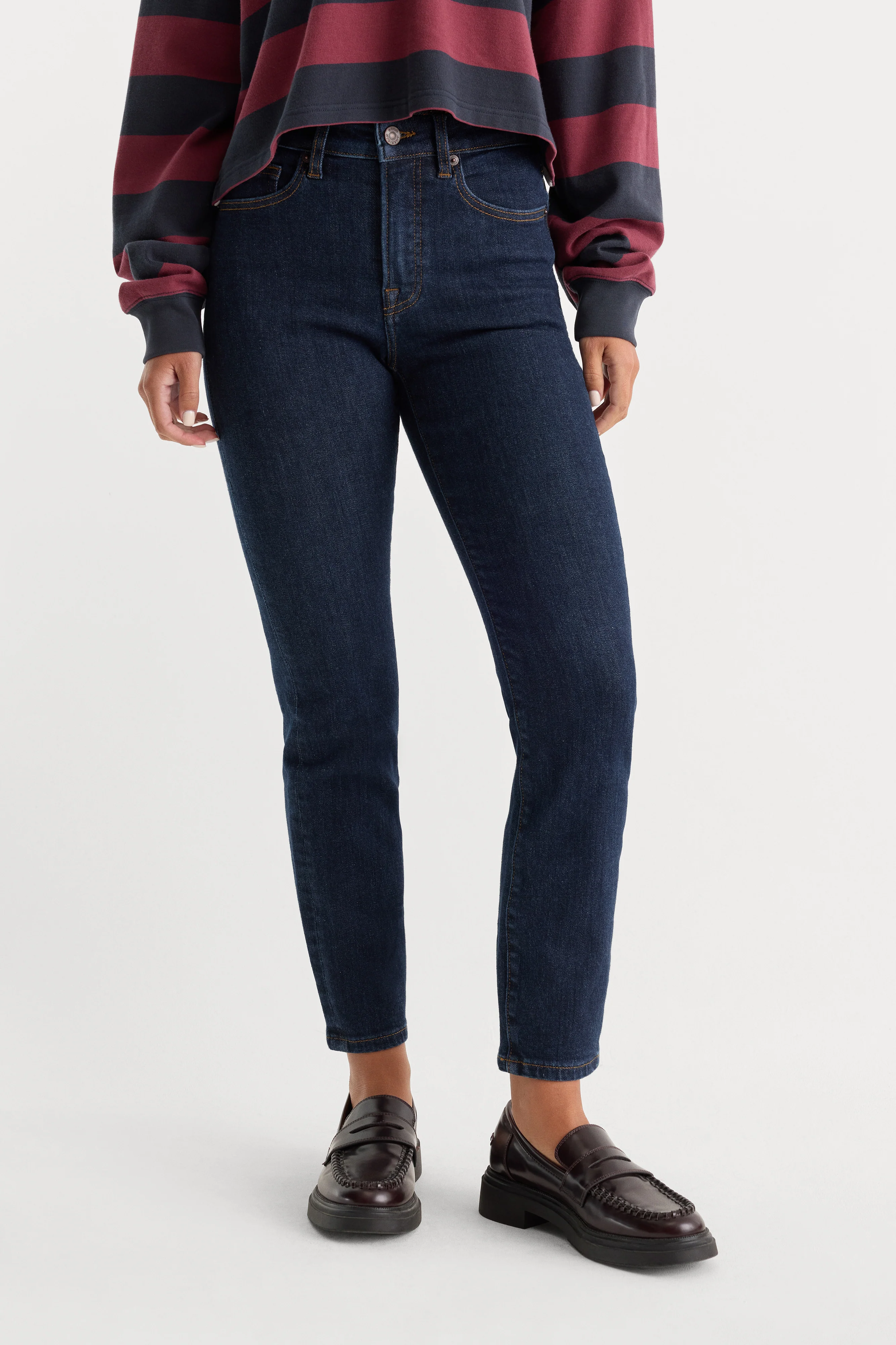 GOOD PETITE STRAIGHT JEANS | INDIGO1153