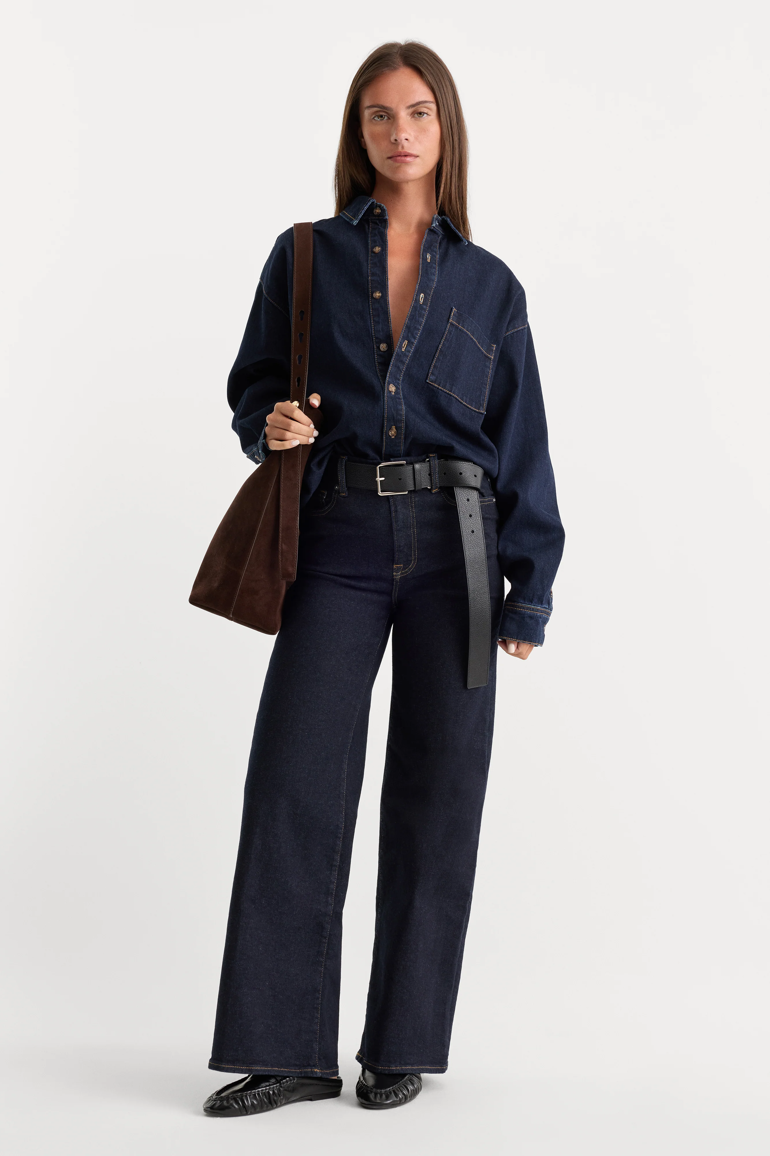ALWAYS FITS SLIM PALAZZO JEANS | DENETHIC BLUE