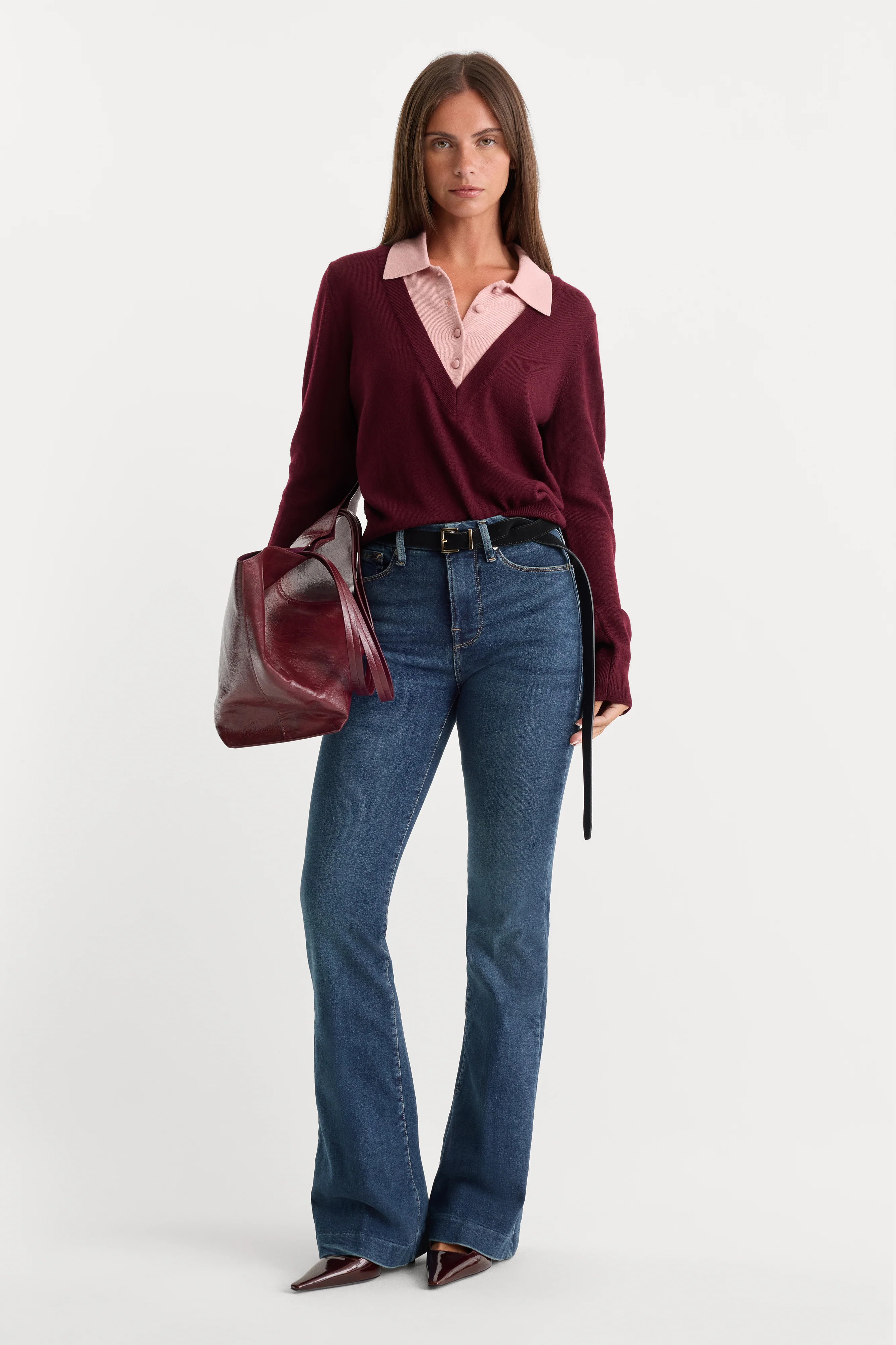 GOOD LEGS FLARE JEANS | BLUE004